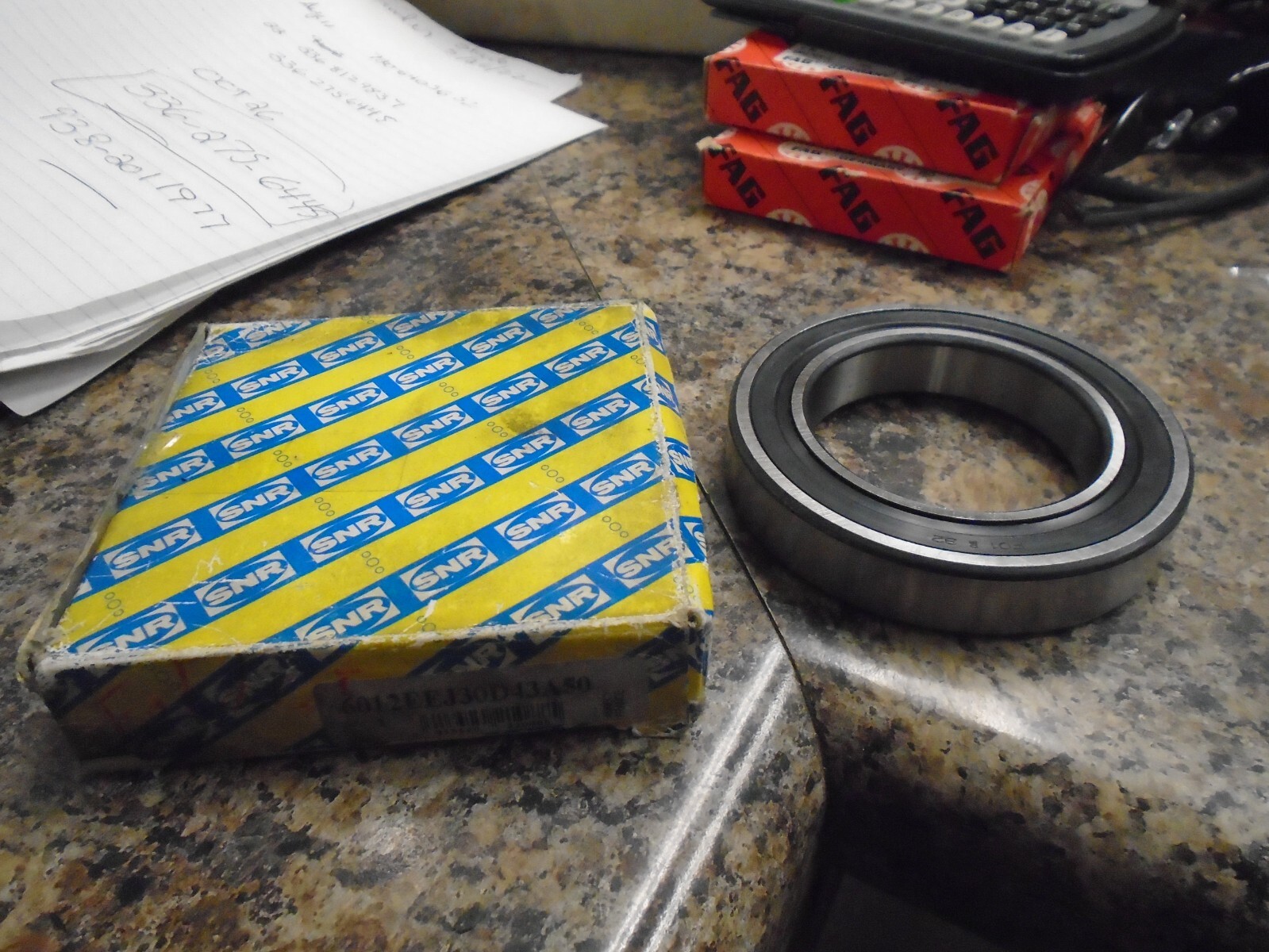 SNR 6012.EEJ30D43A50 60X95X18 mm BEARING MADE IN FRANCE ASHFRT
