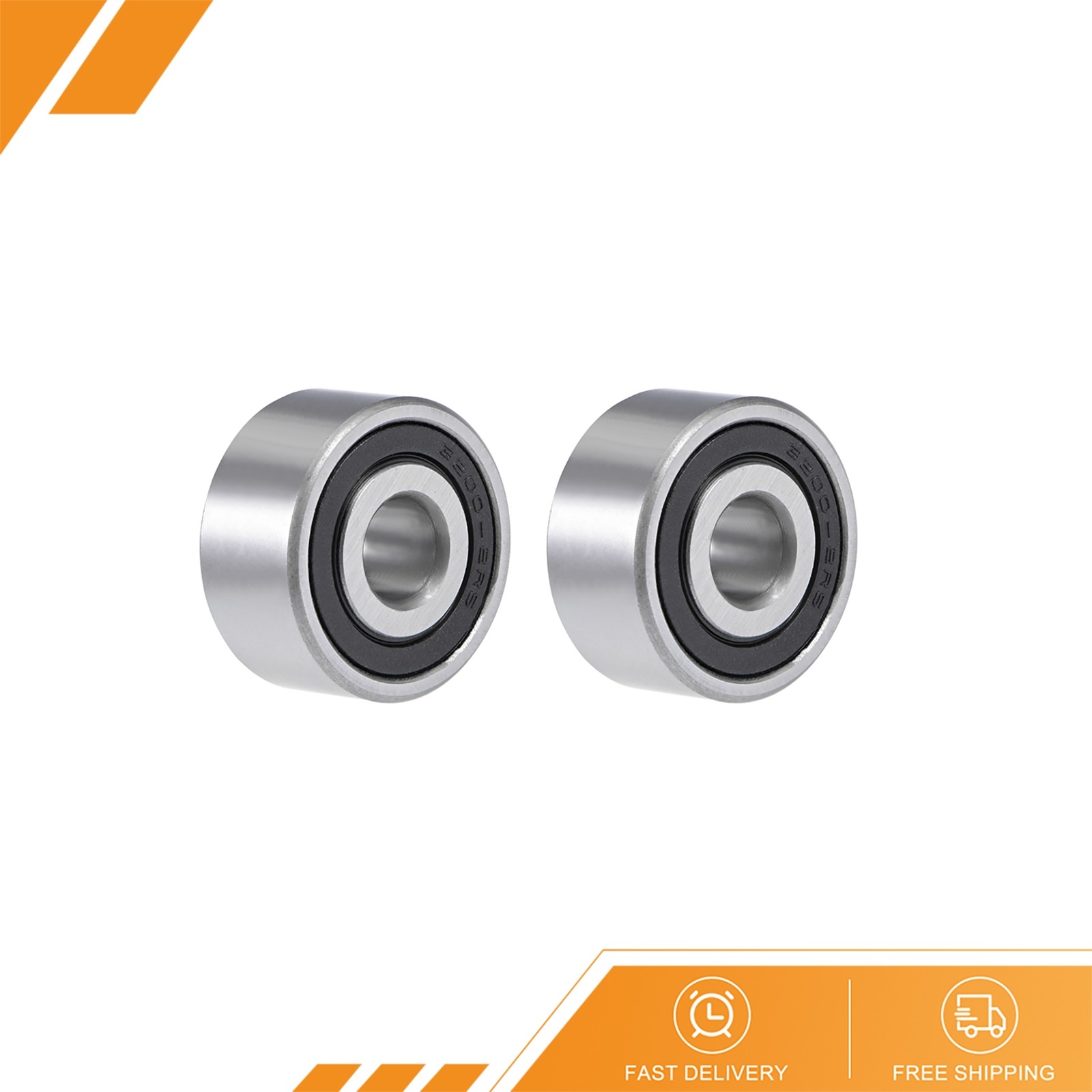2pcs – 3200-2RS Angular Contact Ball Bearing Sealed Bearings 5200-2RS