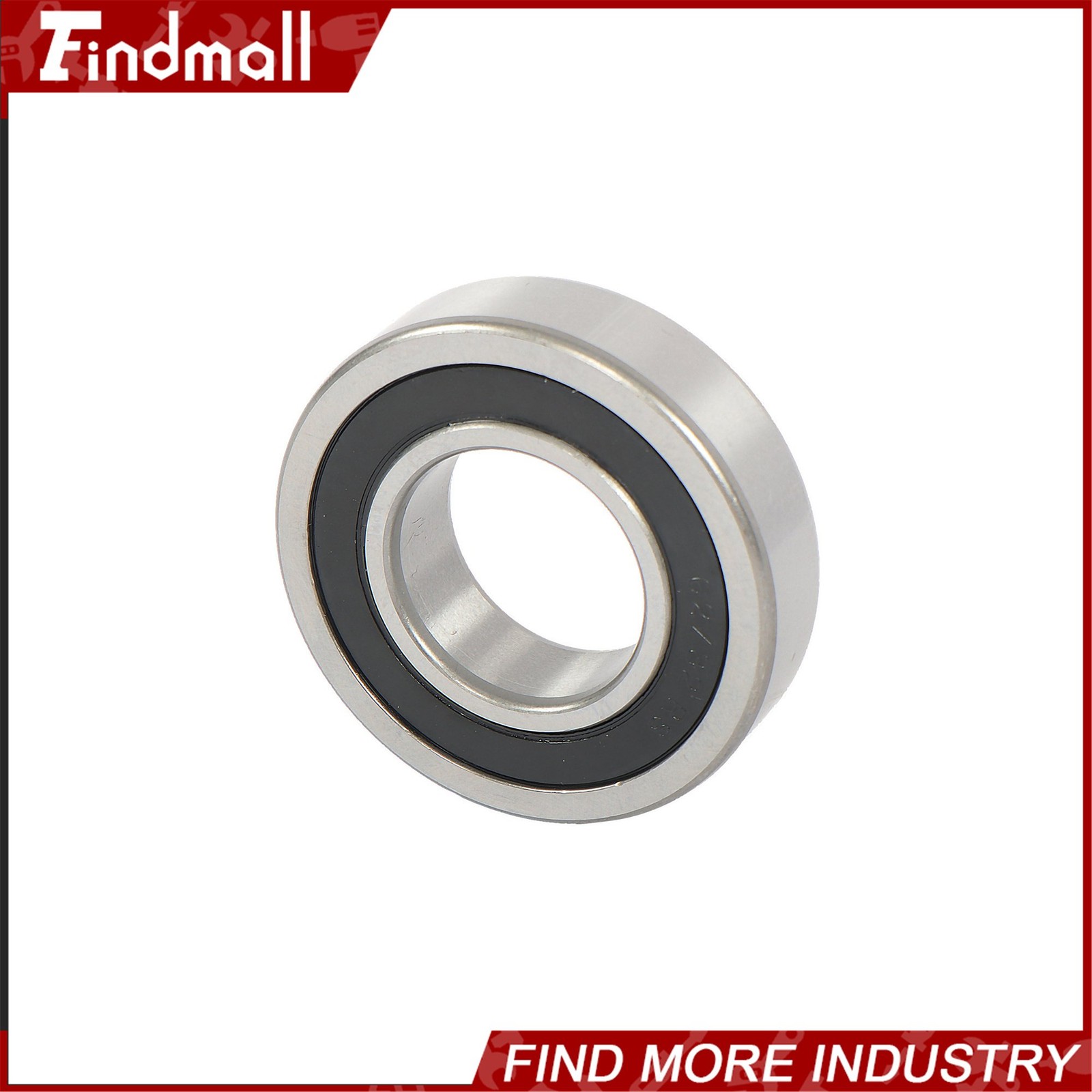Findmall 62/32-2RS Deep Groove Bearings 4pcs 32x65x17mm Rubber Sealed Set