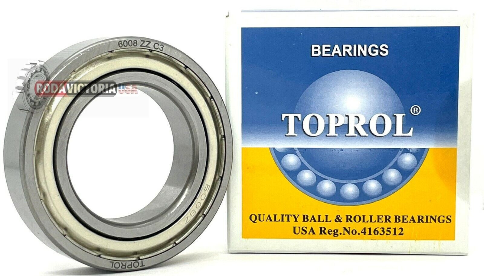 TOPROL 6007 ZZ C3 Premium Shielded Ball Bearing 35x62x14mm SAME DAY SHIPPING