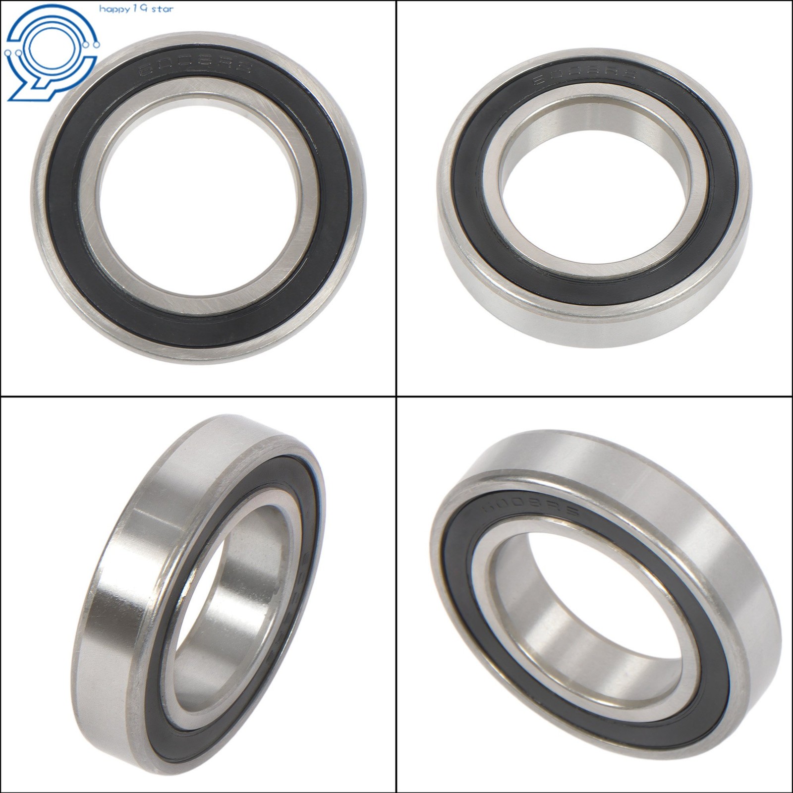 6008-2RS Deep Groove Ball Bearings 10pcs 40x68x15mm Sealed