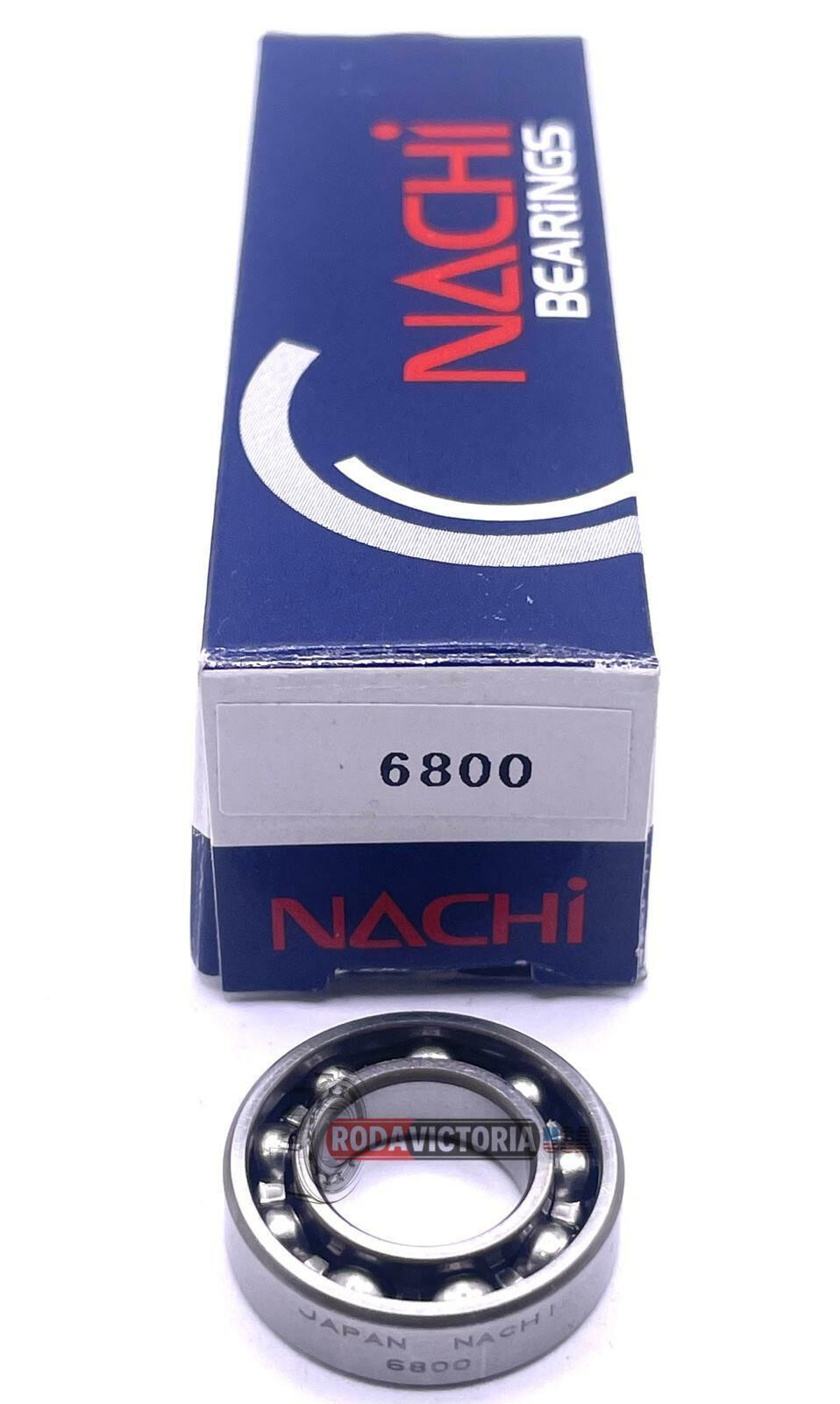 NACHI JAPAN 6800 OPEN, NO SEALSDeep Groove Bearing 10x19x5mm 61800