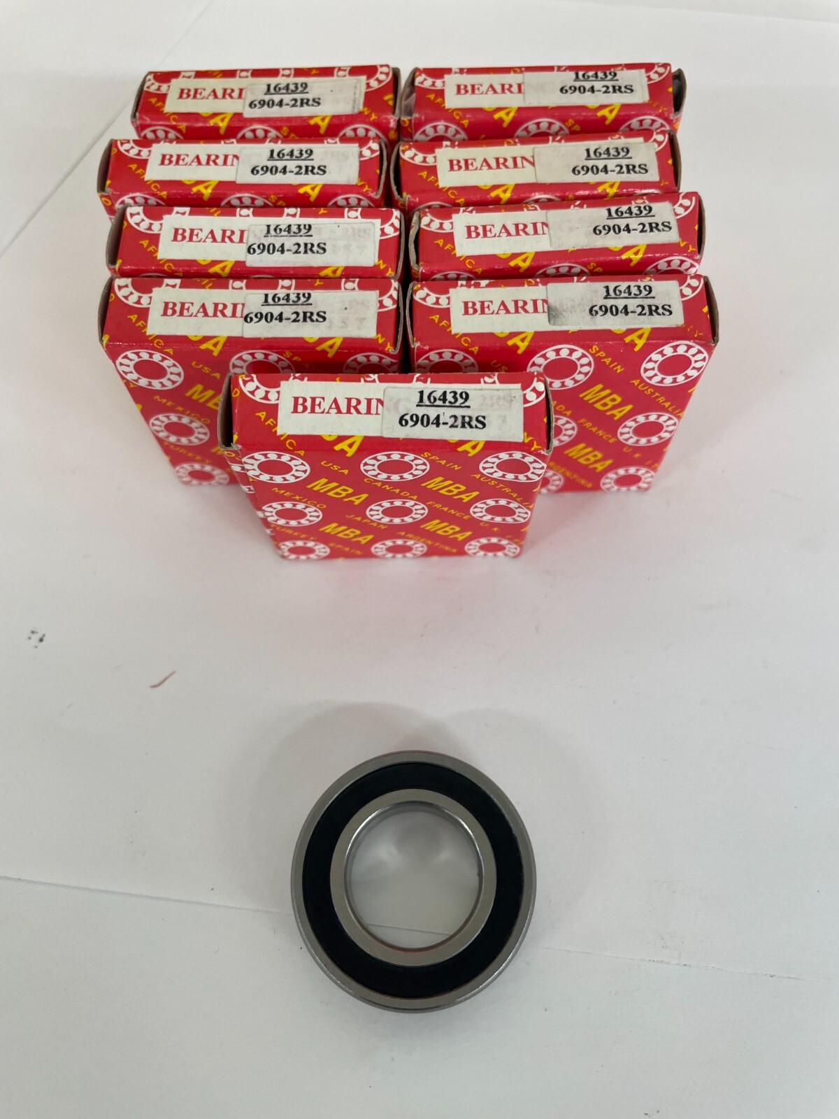 10X YAMAHA BEARING 6904-2RS 20X37X9 mm OE PART # 93306-90403-00