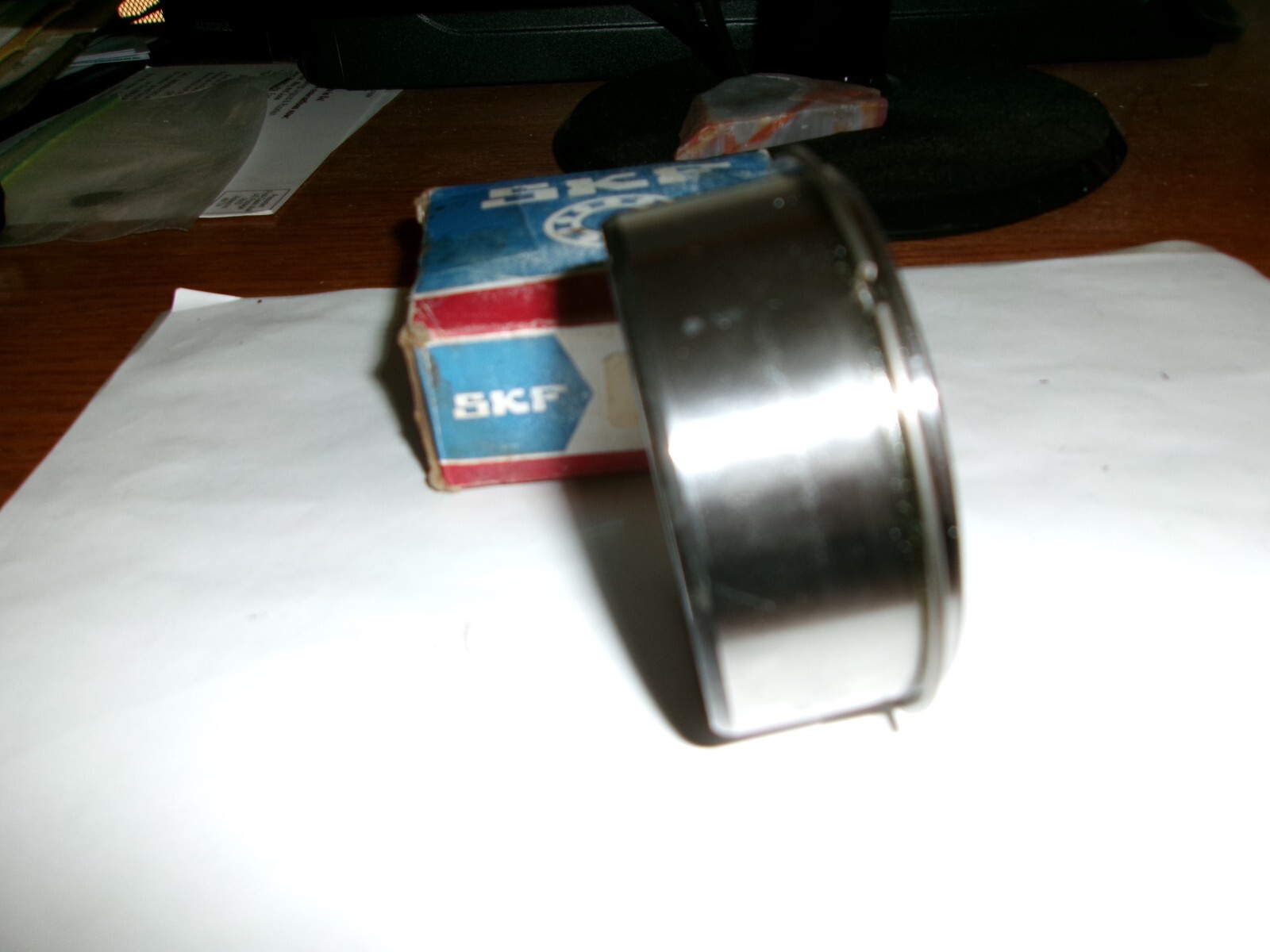 SKF 5306 ANR~~MADE IN USA~DOUBLE ROW ANGULAR CONTACT BALL BEARING WITH SNAP RING