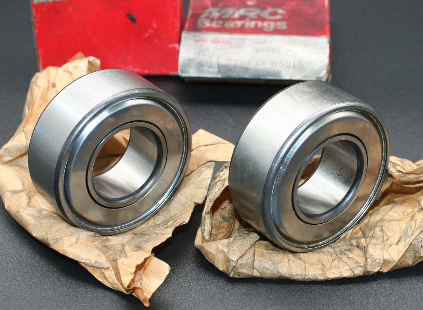 Two (2) MRC 5207 CF Angular Contact Bearings ONE SHIELD ONLY 35MM ID USA NEW