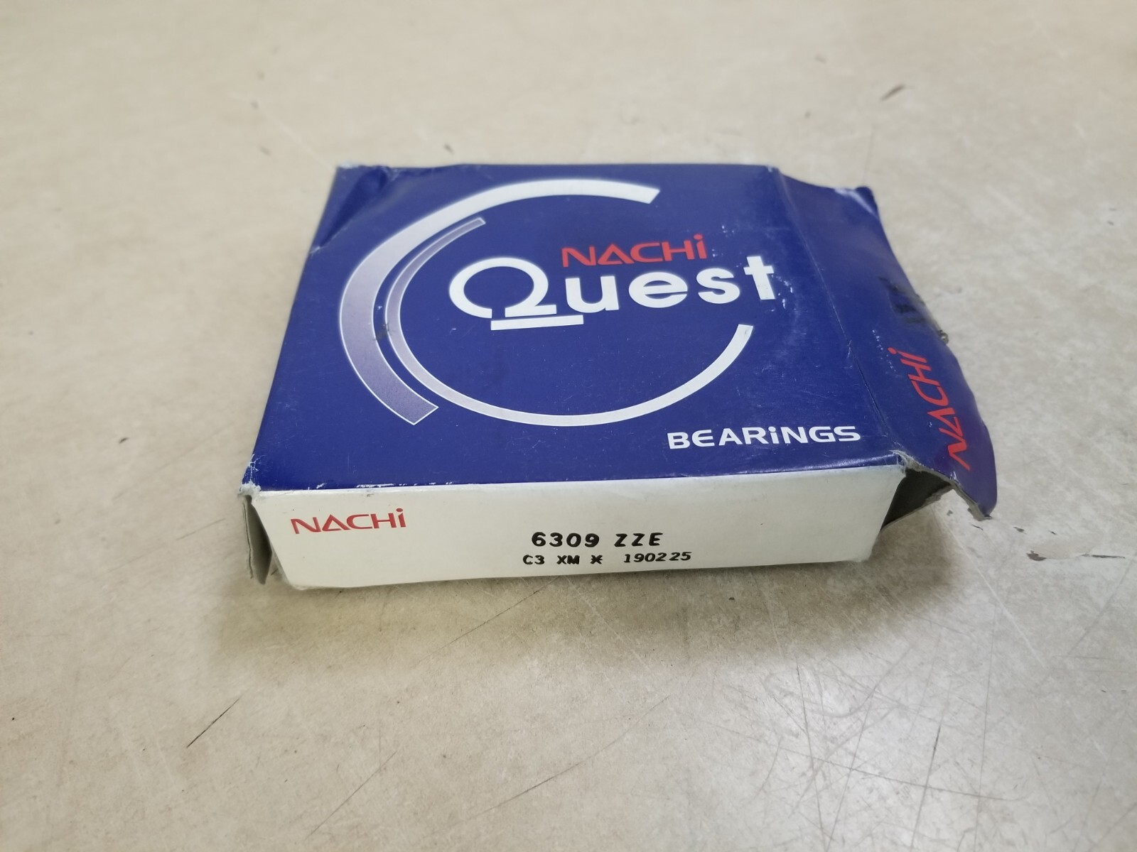 Nachi Quest Steel Sealed Roller Bearing 6309ZE C3 (6309ZZE)