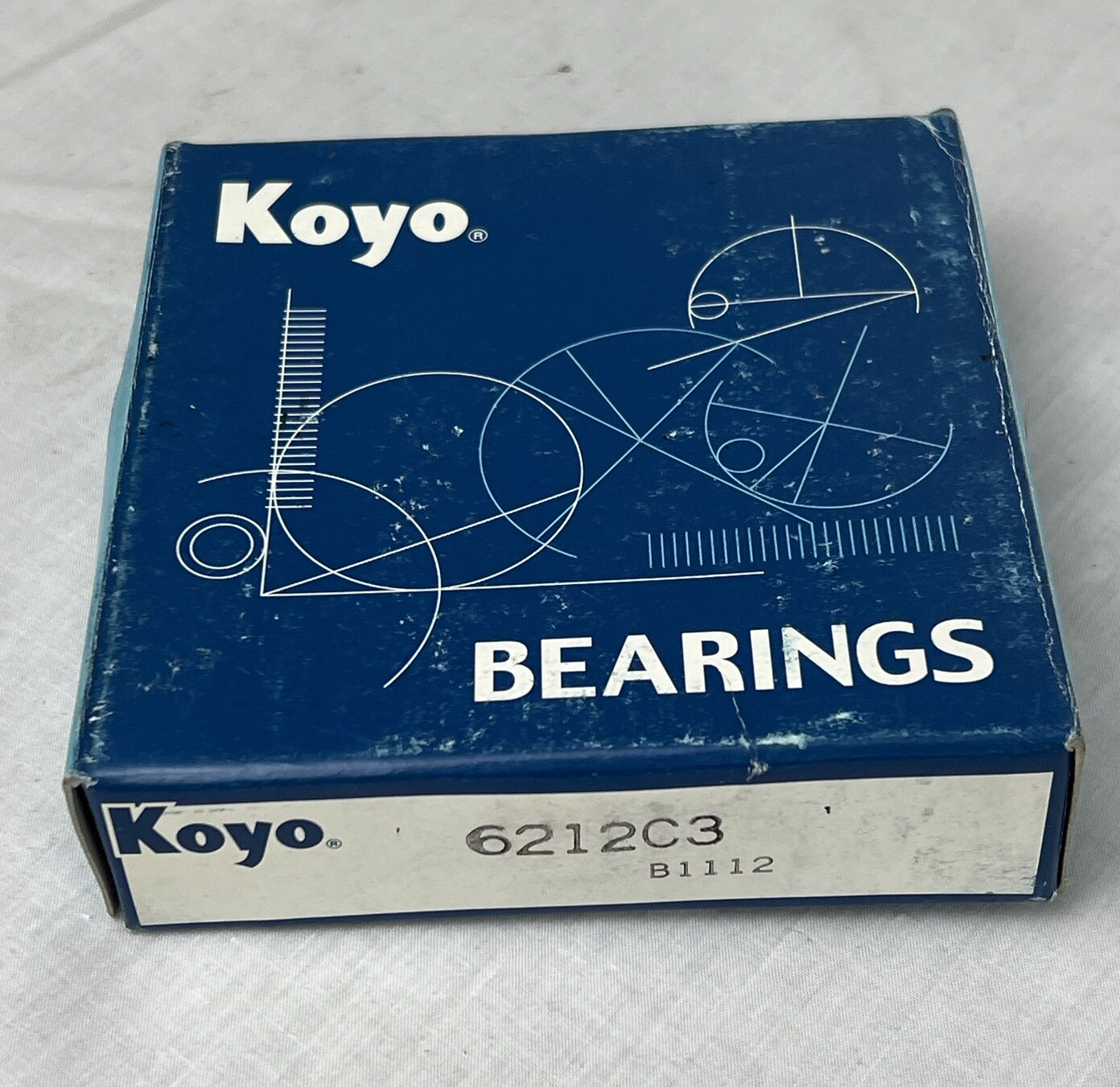 Genuine Koyo 6212C3 Ball Bearing Deep Groove 60mm ID X 110mm OD X 22mm W 6212-C3