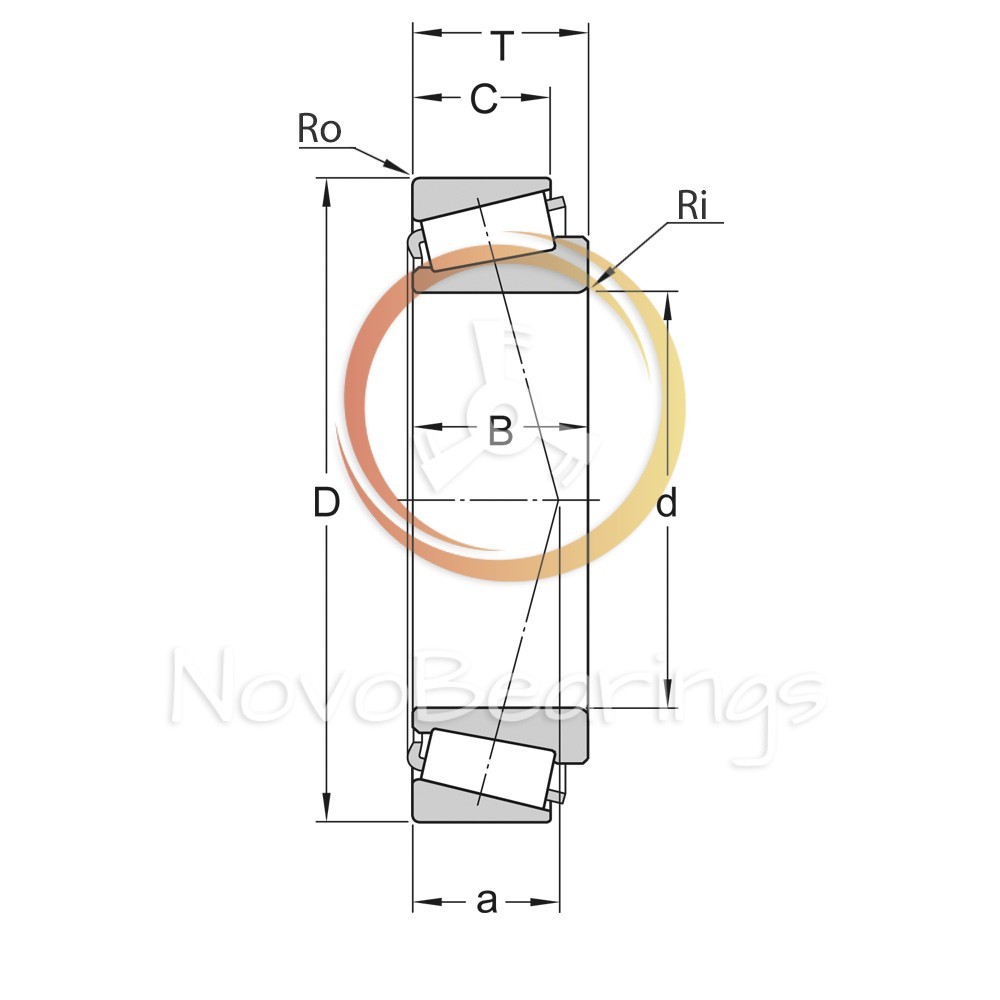 30209-A Single Row Tapered Roller Bearing 45x85x20,75 mm. by CX brand