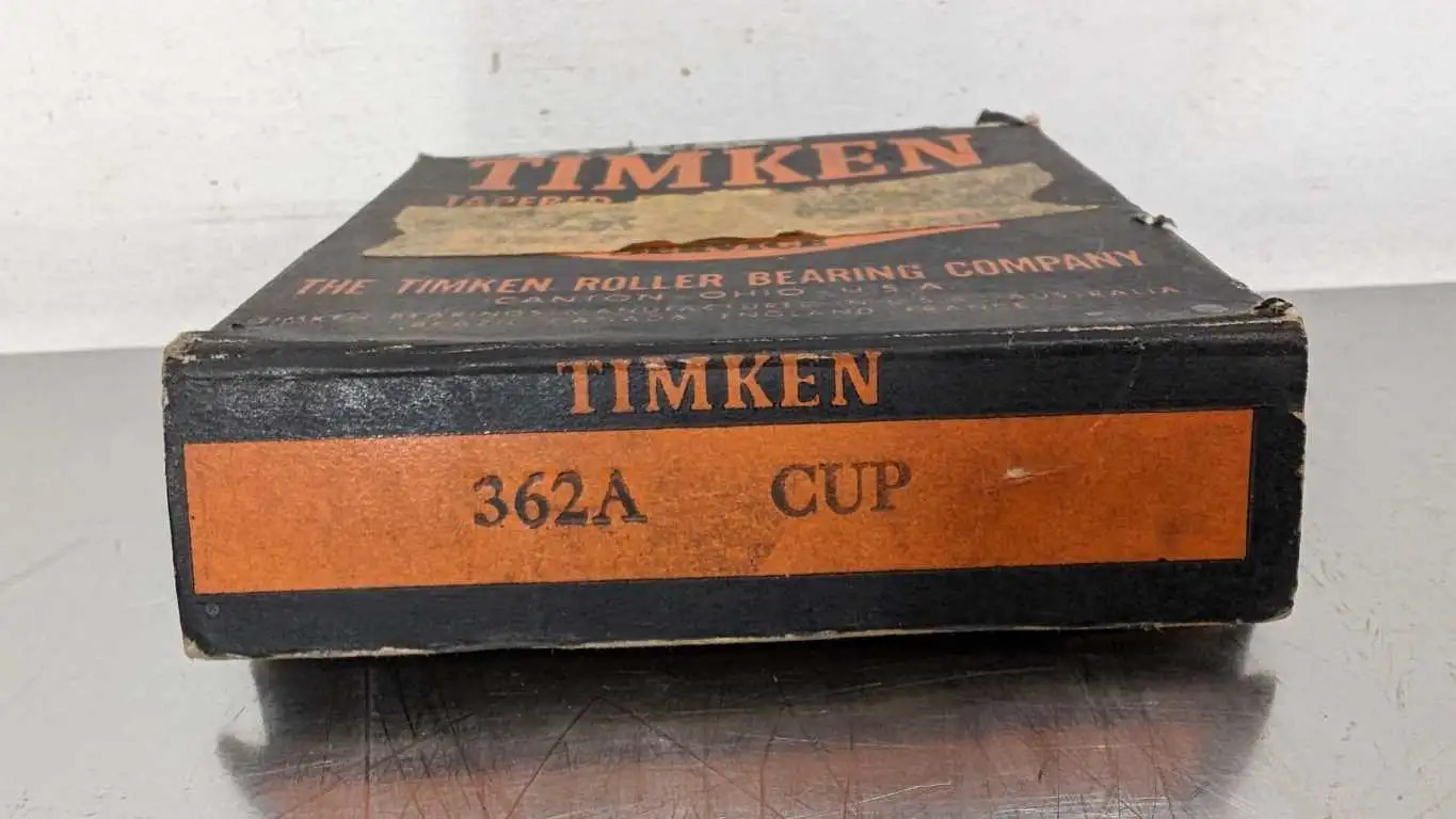 Timken 362A Tapered Roller Bearing Cup 3.5″ OD 0.6501″ Wide