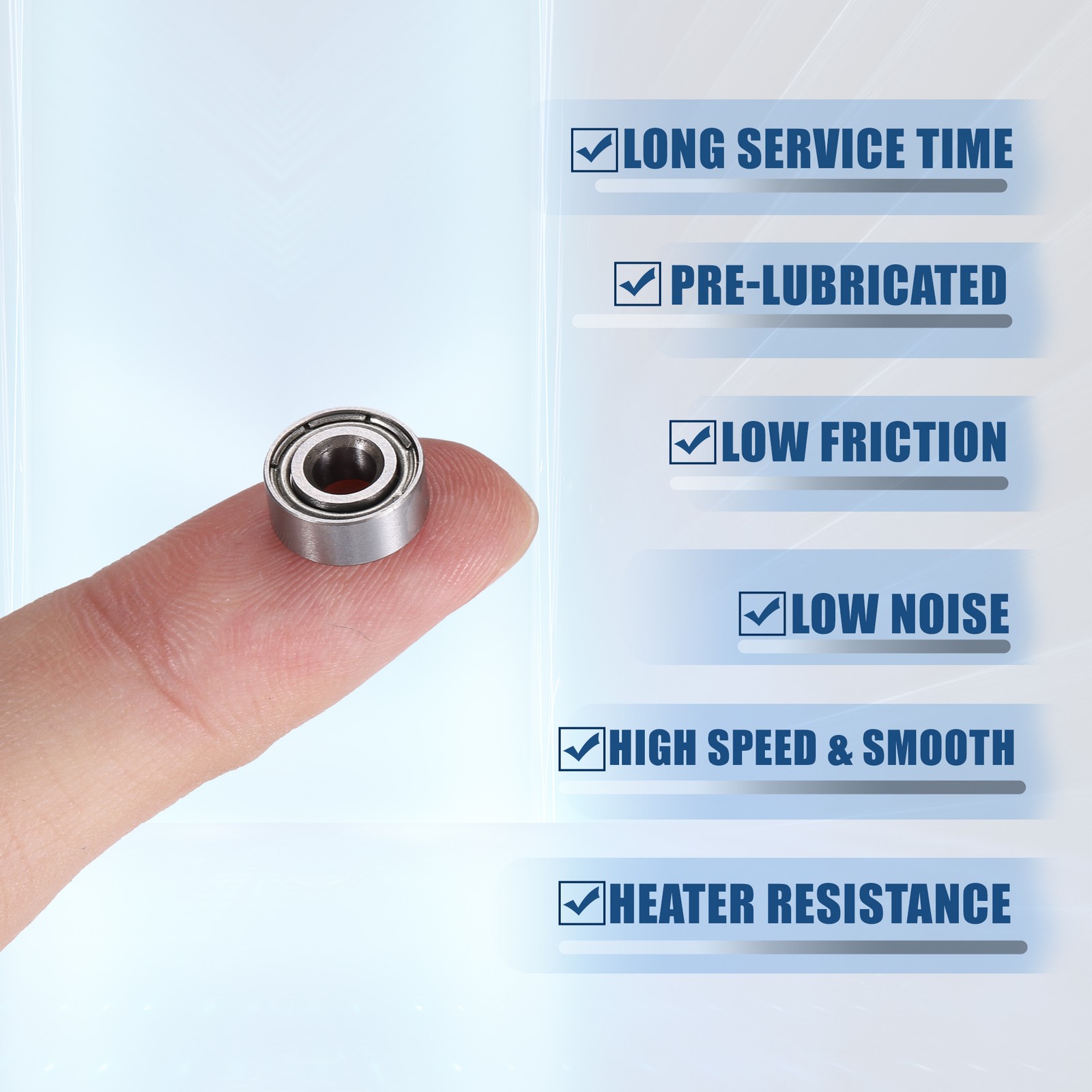 20pcs MR104ZZ 4x10x4mm Double Metal Shield Single Row Deep Groove Ball Bearings