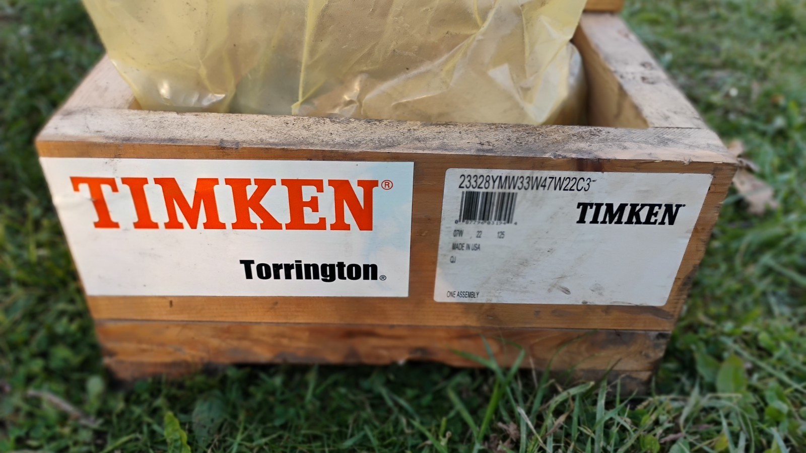 NEW Timken 23328w334722 Spherical Roller Bearing 160 mm Bore 290mm OD Strat Bore