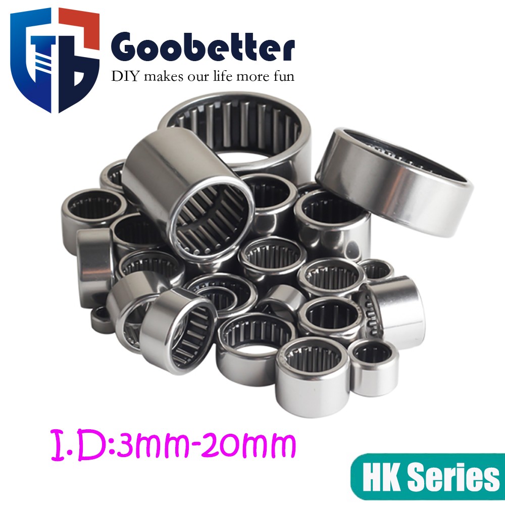HK Needle Bearing ID 3mm – 20mm Drawn Cup Needle Roller Bearings Height 6mm-30mm