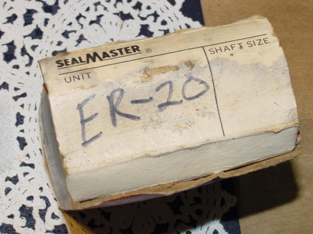 Morse SealMaster ER-20, Bearing Insert, 1.2500 in ID, 2.8346 in OD, 1.6875 Inch