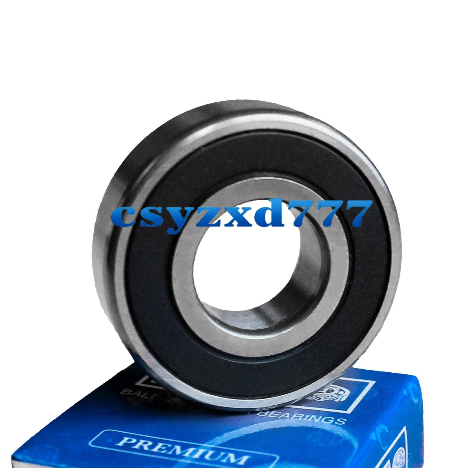 (Qty. 100) R6-2RS C3 EMQ Premium Seal Ball Bearings ABEC-3 0.375″x0.875″x0.2812″