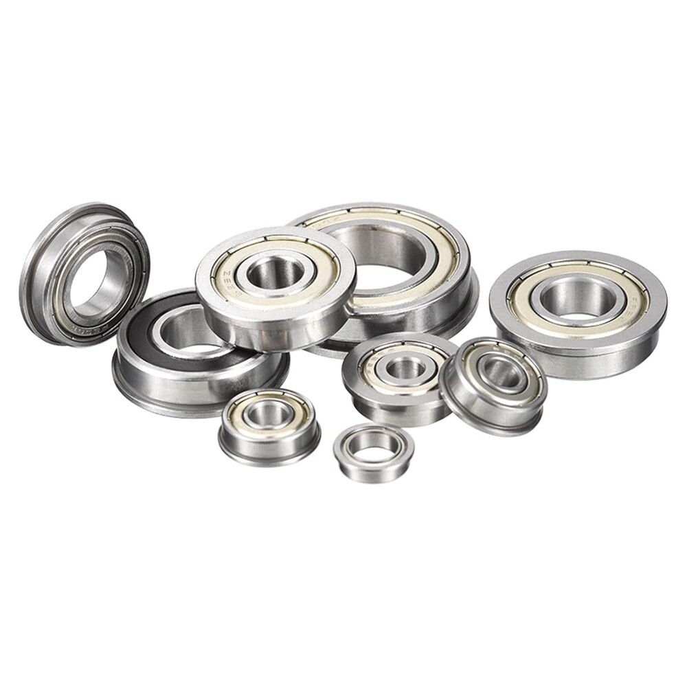 10-30pcs F698ZZ Flanged Ball Bearing 8x19x6mm Steel Bearings Double Shielded NEW
