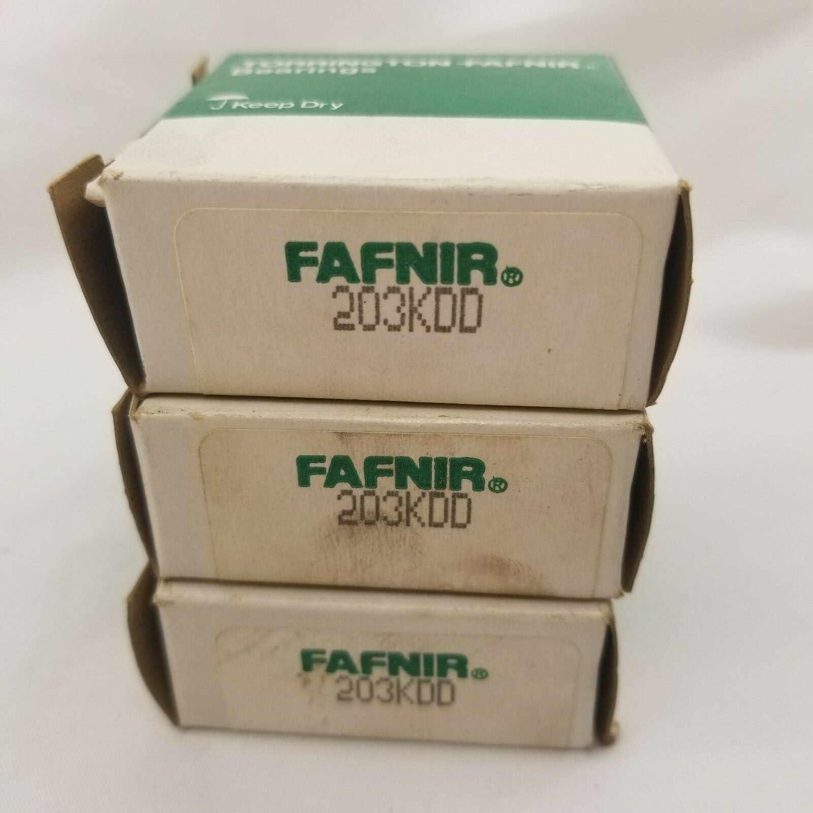 (Lot of 3) Fafnir 203KDD Radial Bearing Double | NEW