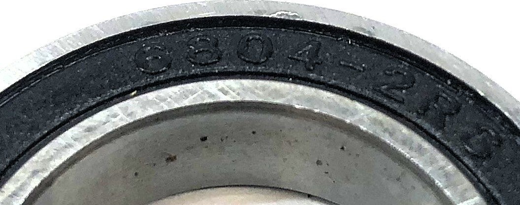 HCH Rubber Sealed Ball Bearing 6804-2RS [Lot of 4] NOS