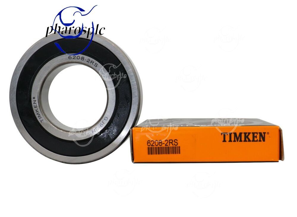 TIMKEN 6208-2RS USA 40X80X18MM Double Rubber Seal Deep Groove Ball Bearings