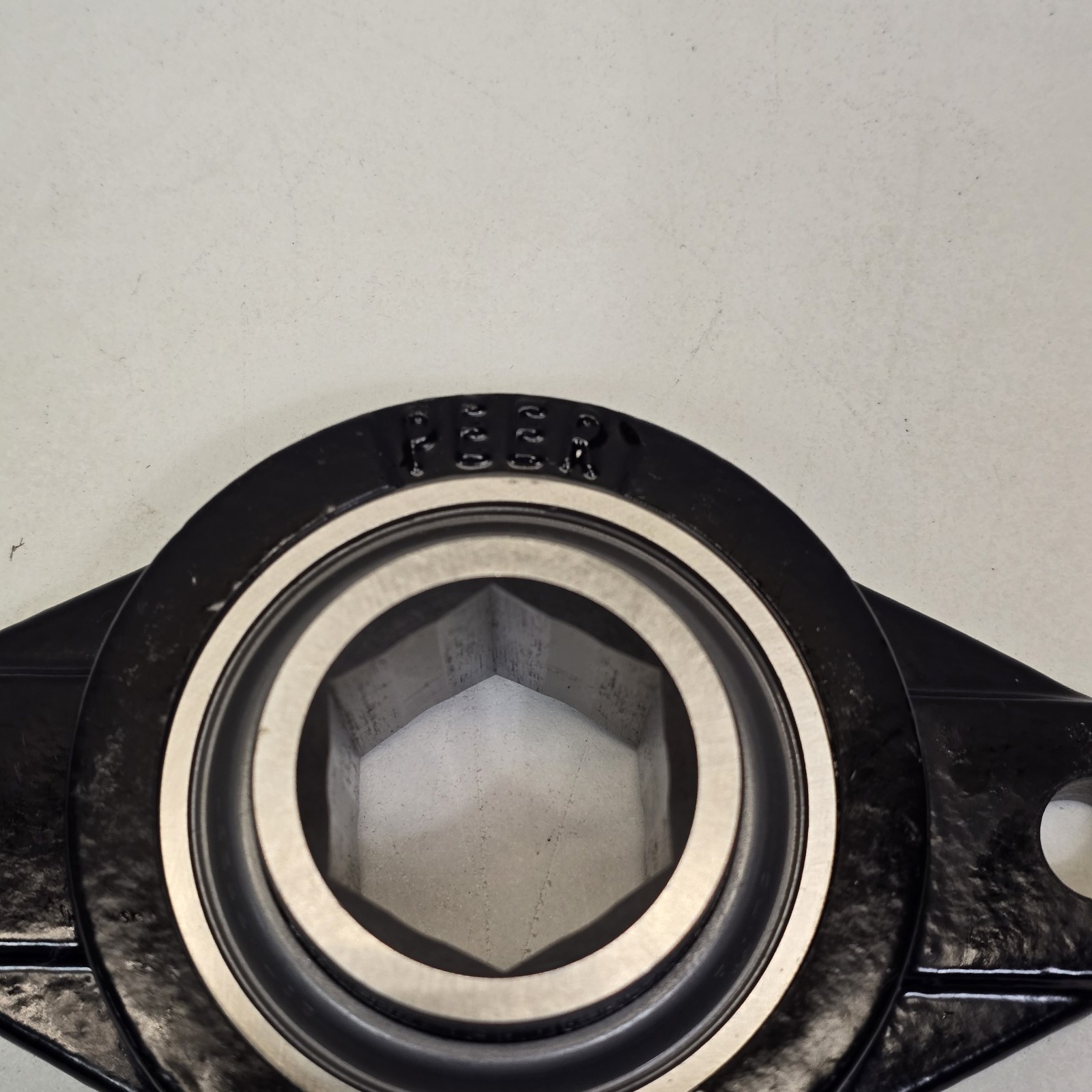 Peer, FT207, 2 Bolt HEX, Flange, Bearing, 1 1/2″, Shaft Diameter, 207KPPB57