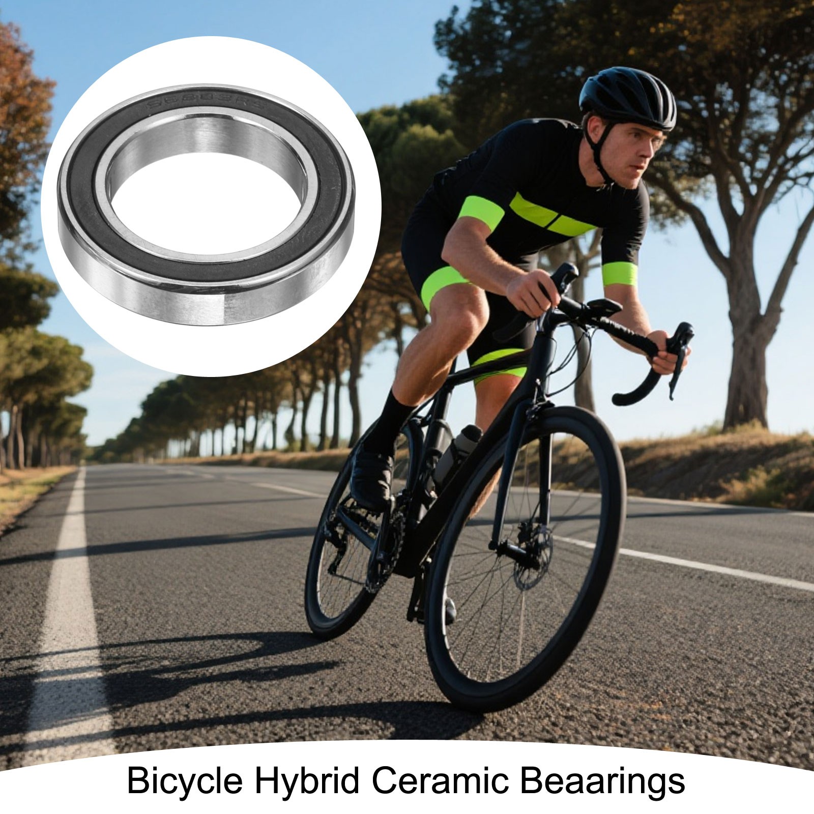 17x26x5mm 6803-2RS Hybrid Ceramic Deep Groove Ball Bearings ABEC5 Bearings