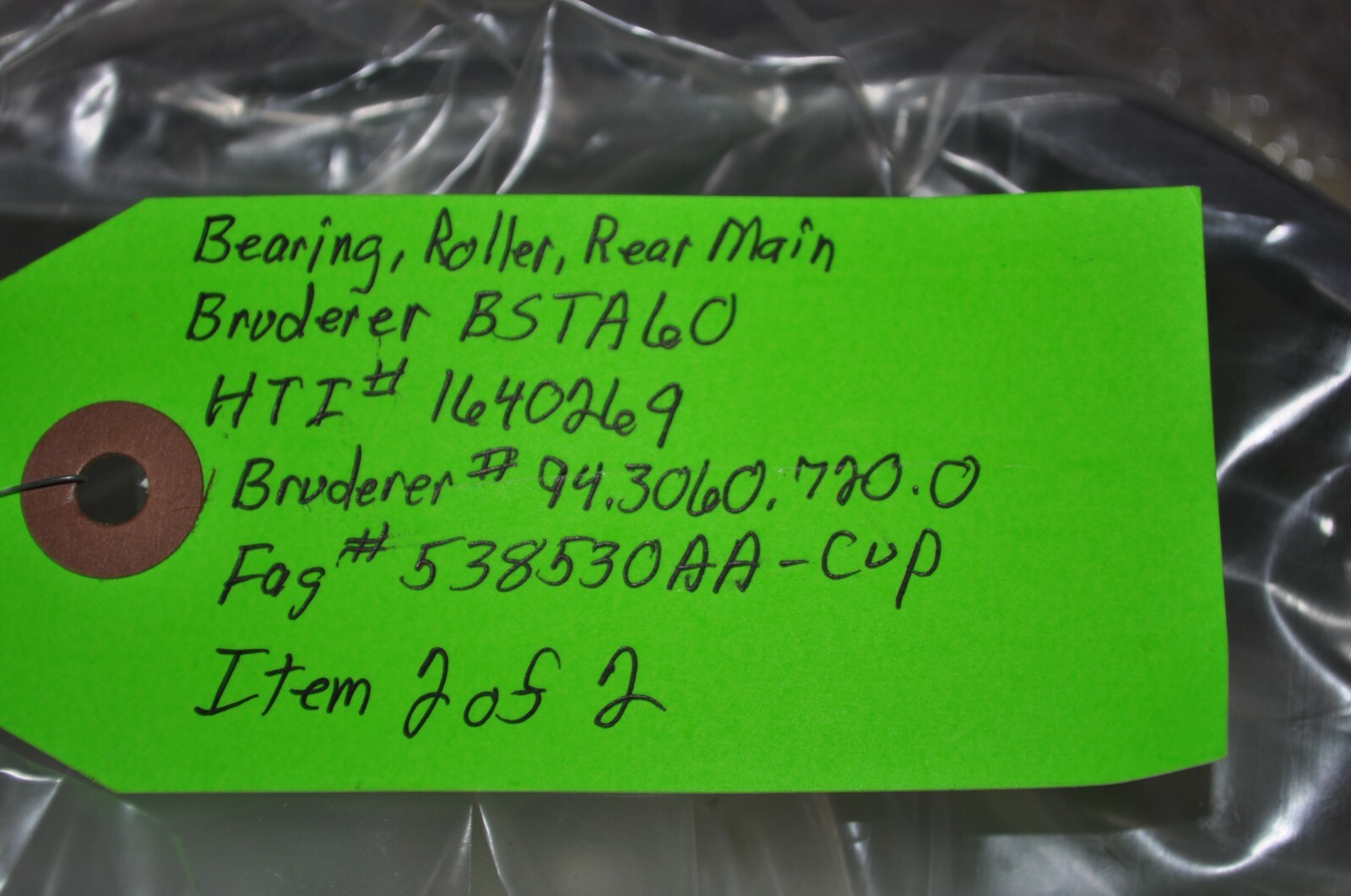 NEW FAG Replacement Main Bearing Set for BRUDERER BSTA-60 250mm OD / 140mm ID