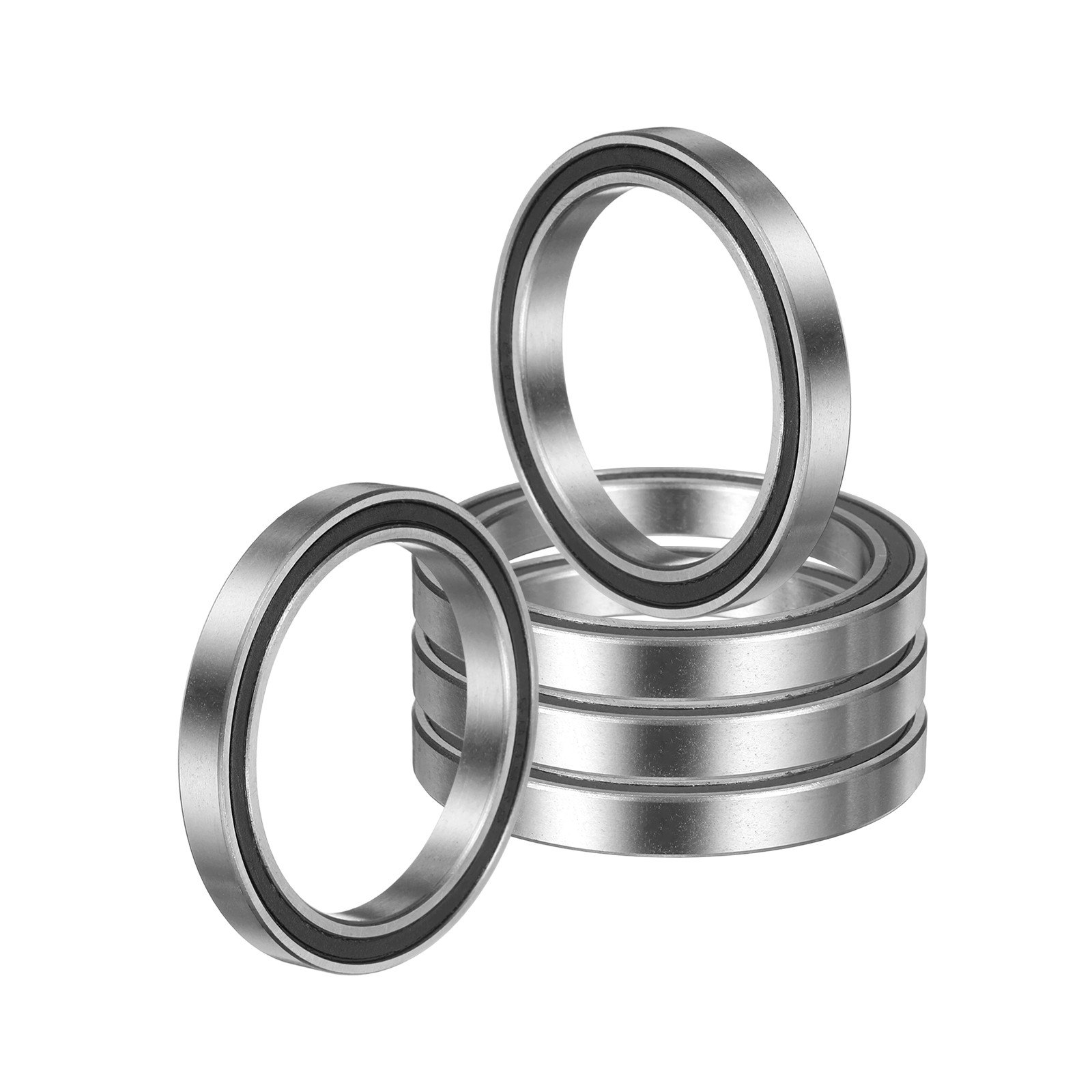 5 Pcs 45 x 58 x 7mm 2RS Deep Groove Ball Bearings ABEC5 Bearings