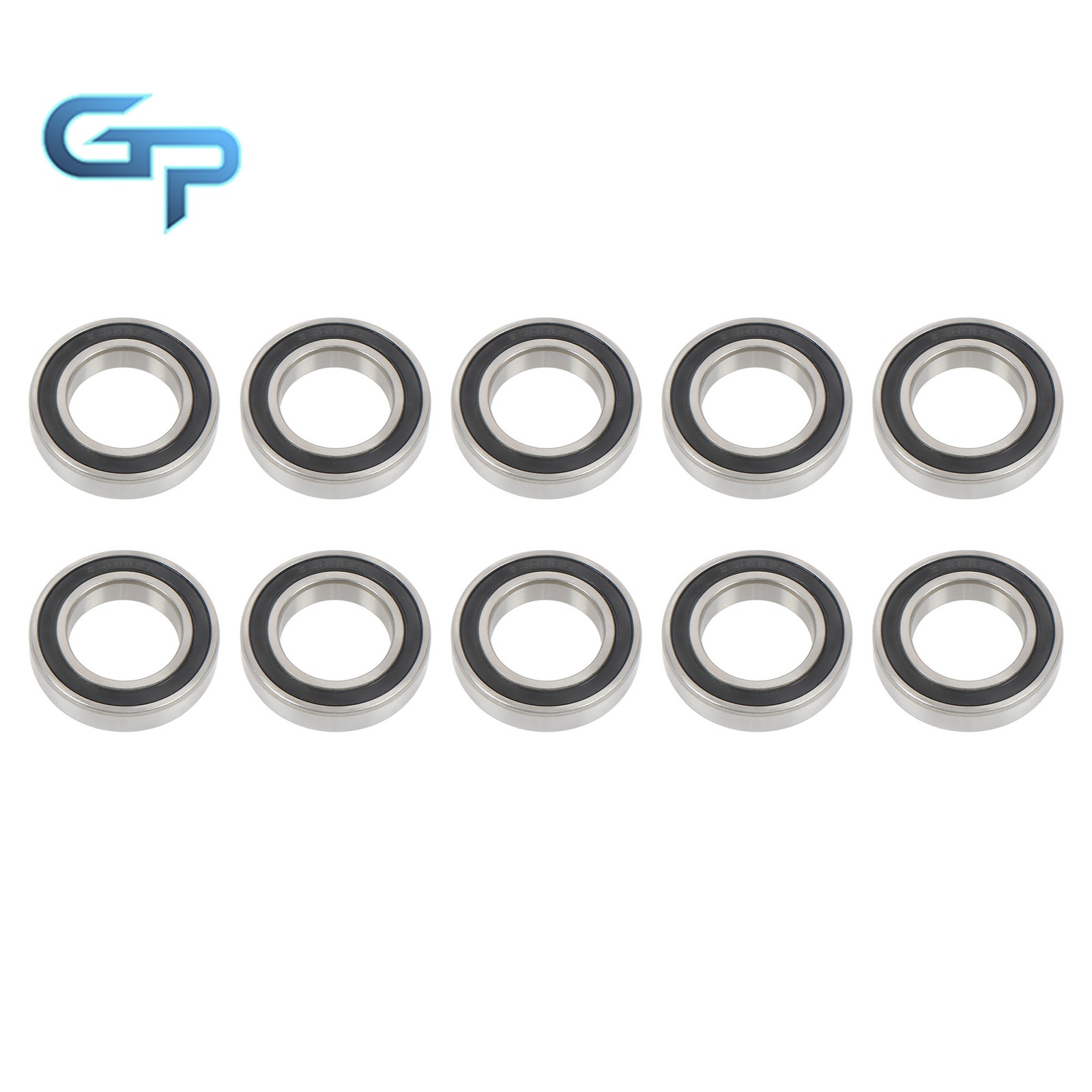 10pcs 6008-2RS 40x68x15mm Bearings Rubber Sealed Complete Set
