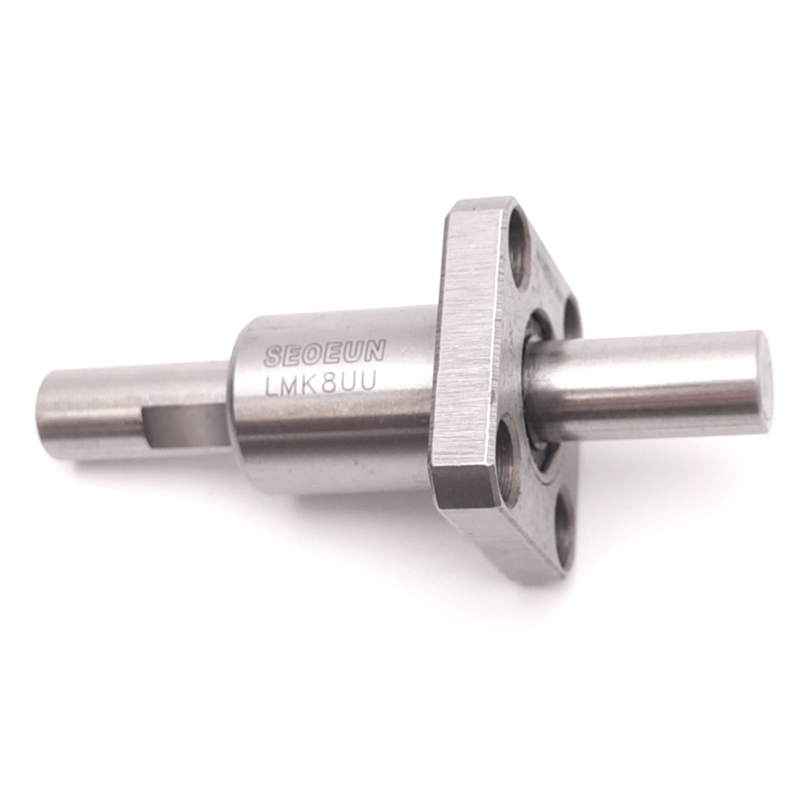 SEOEUN LMK8UU Flanged Linear Ball Bearing, 4-Row, ø8mm Bore, 60mm Rod, 402N Max