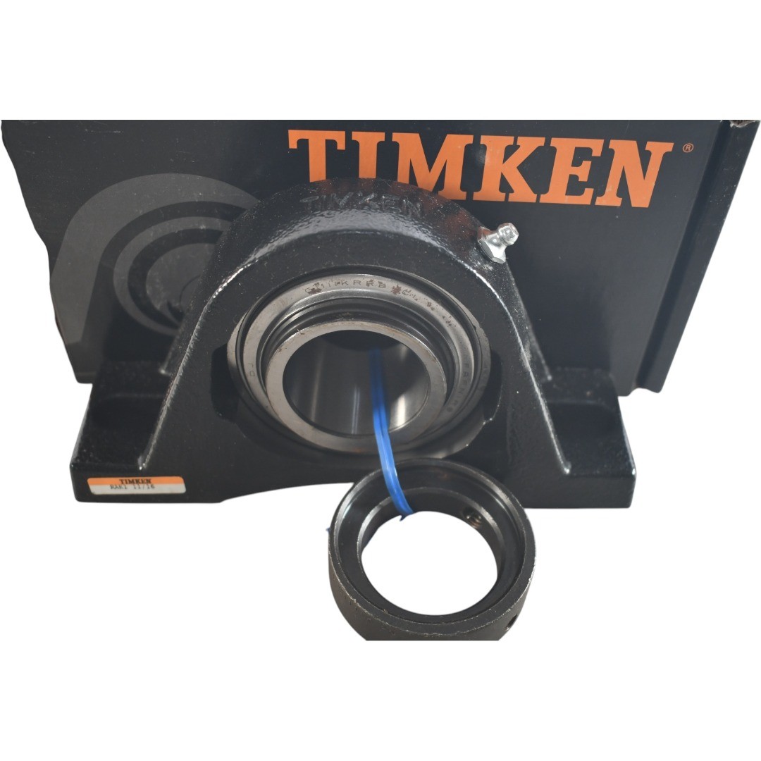 NEW Timken RAK1 11/16 Pillow Block Ball Bearing Unit – 2-Bolt Base, 1-11/16 in B