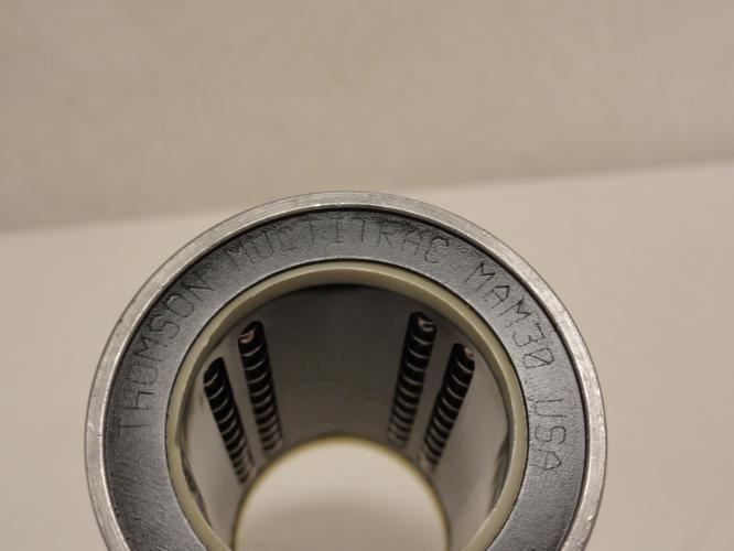 207990 New-No Box; Thomson MAM30 Closed Round Rail Ball Bushing; 30mm ID