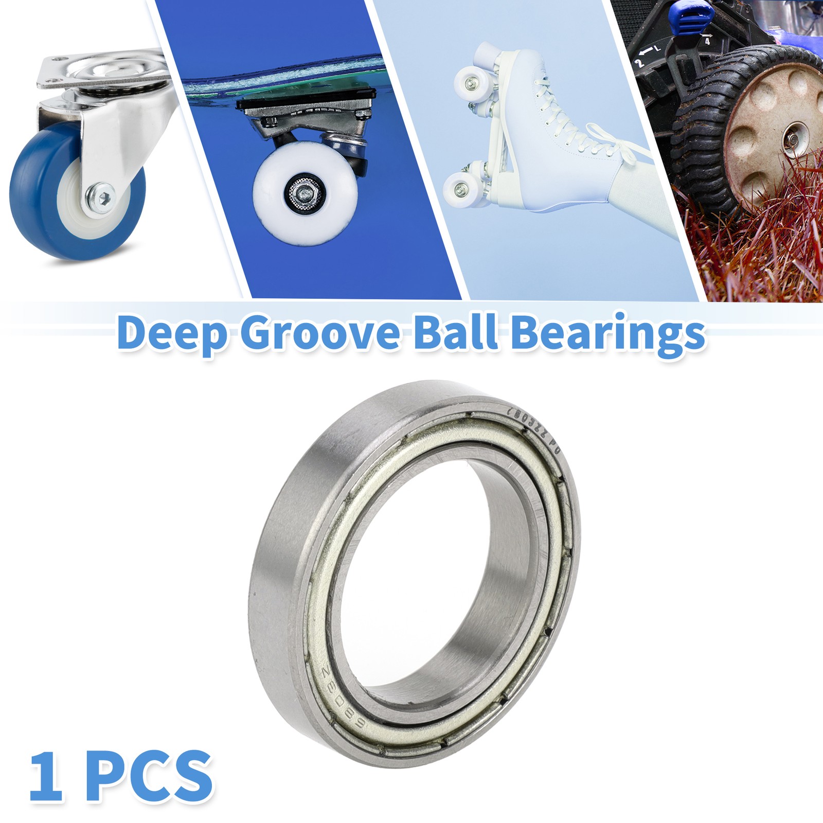 6803ZZ Deep Groove Ball Bearings P0 17x26x5mm 1 Pc Scooter Skateboard Wheel