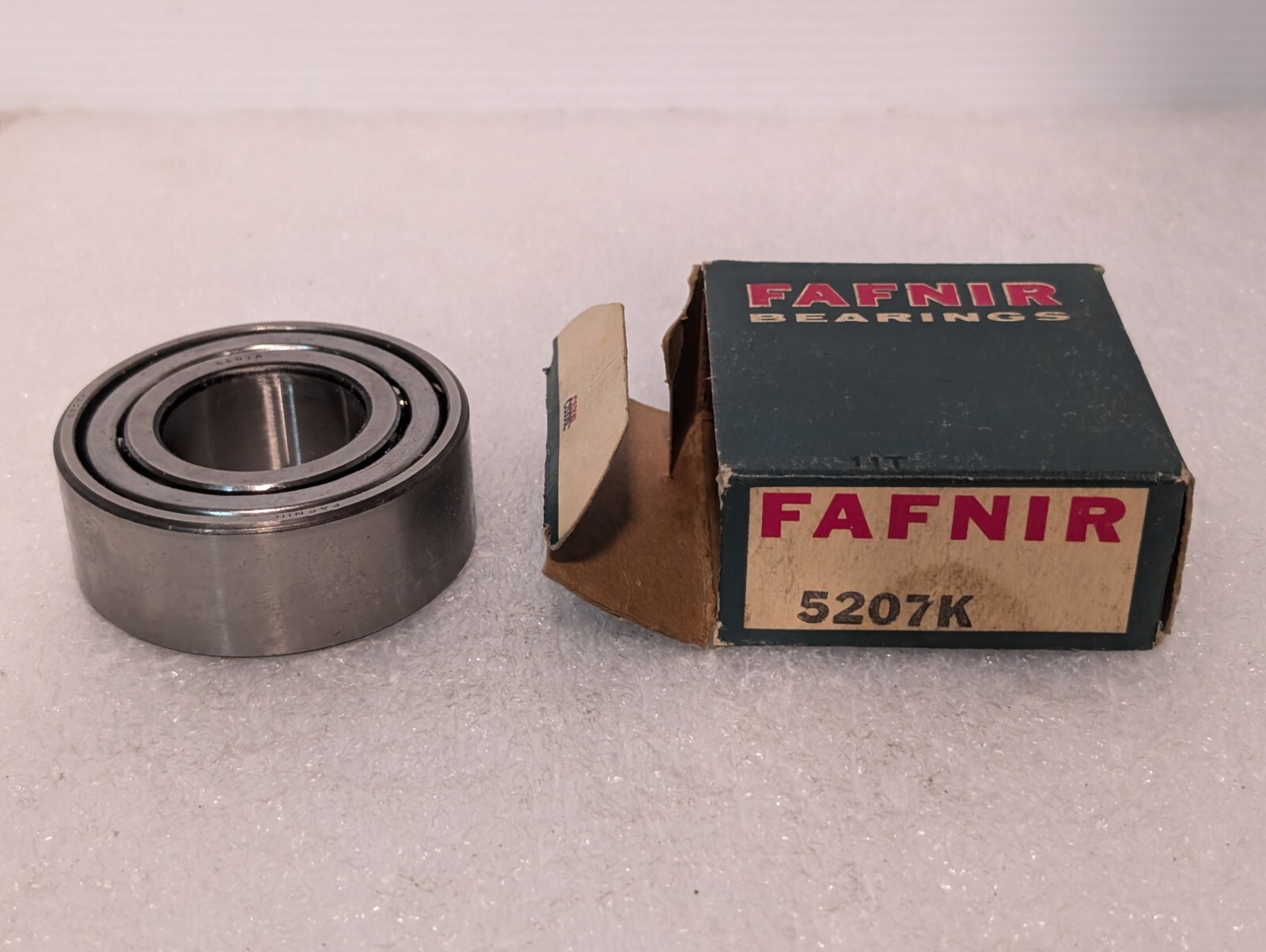 Fafnir 5207K Double Row Angular Contact Ball Bearing & Returns