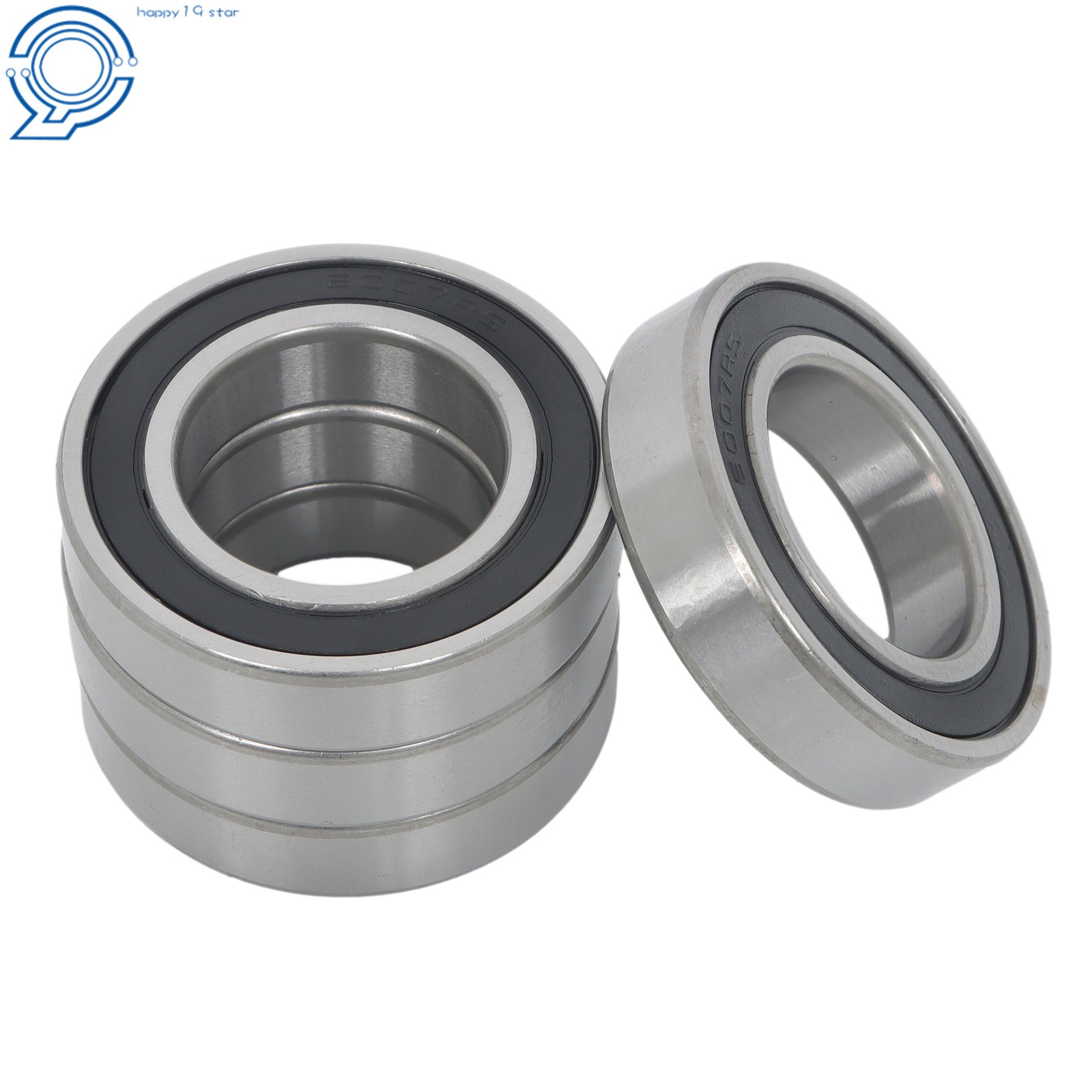 6007-2RS Deep Groove Ball Bearings 10pcs 35x62x14mm Sealed