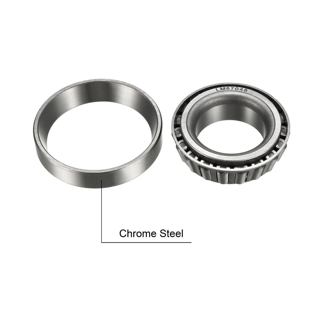 LM67048/LM67010 Tapered Roller Bearing Cone and Cup Set 1.25″ Bore 2.328″ O.D.