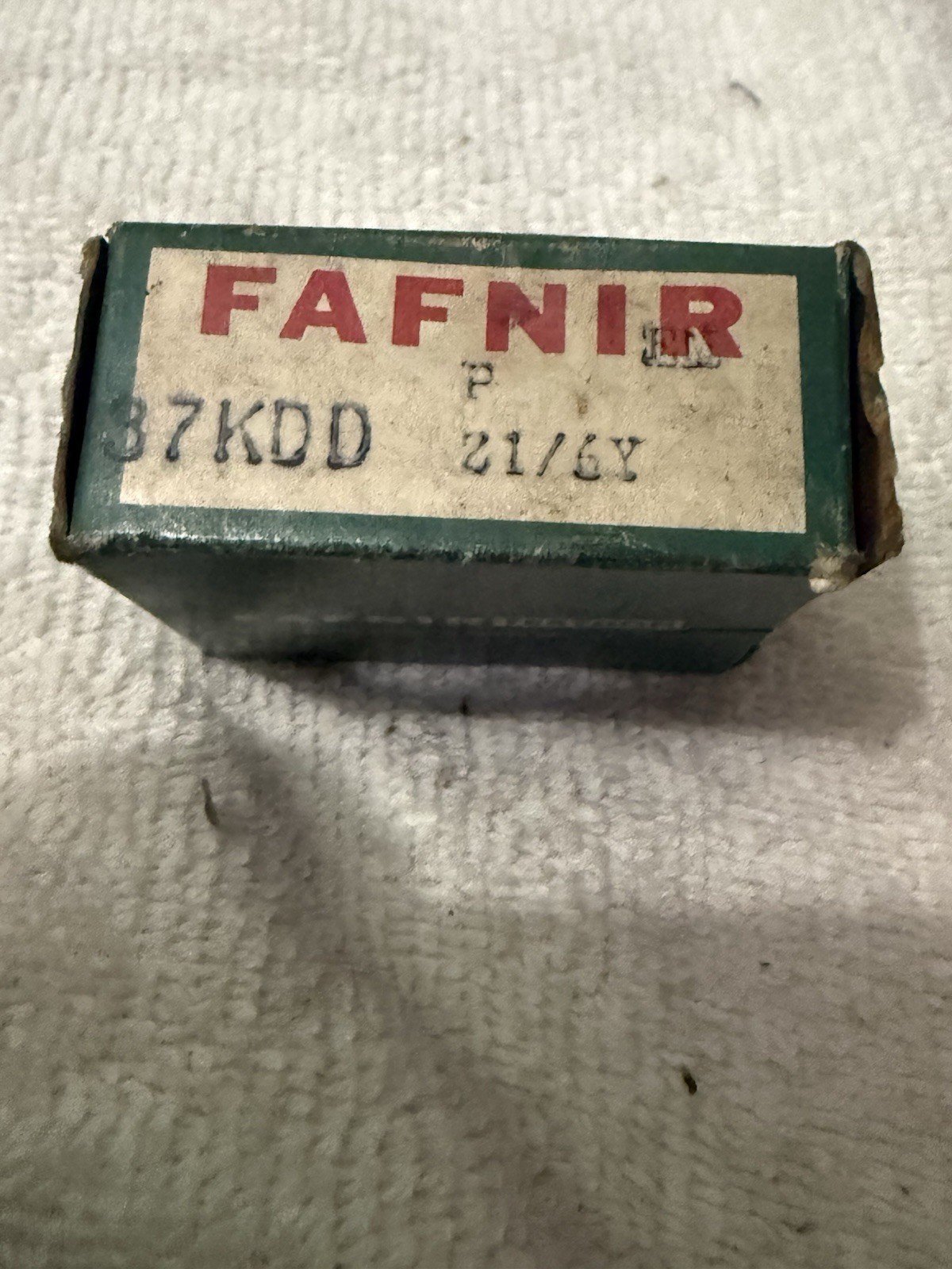 FAFNIR 37KDD Ball Bearing MPN 37KDD Model 37KDD Bearings Type Ball Bearing