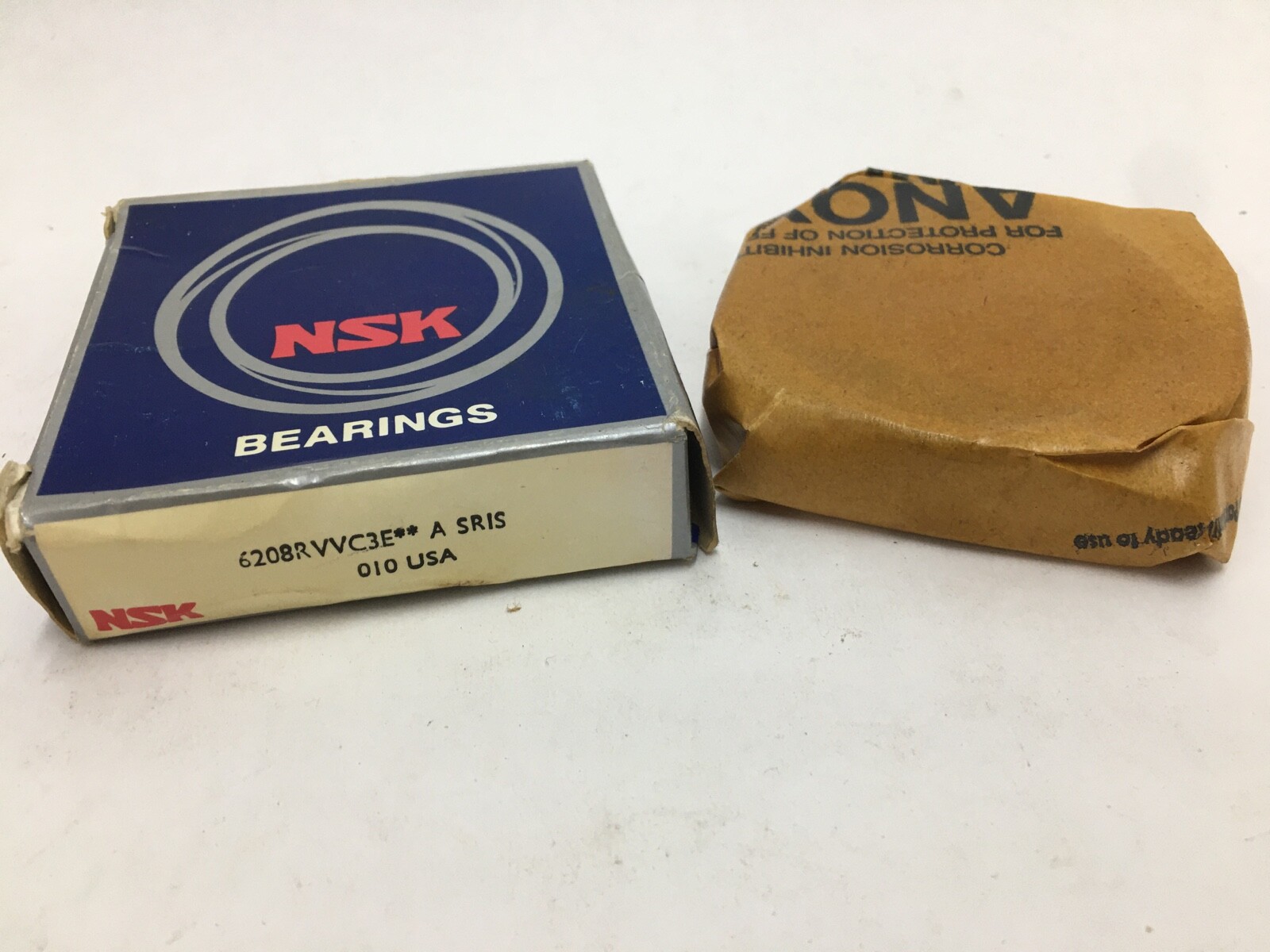 NSK 6208RVVC3E Bearing Rubber Seals 40x80x18mm 6208 R VV 2RS C3 E 6208RS