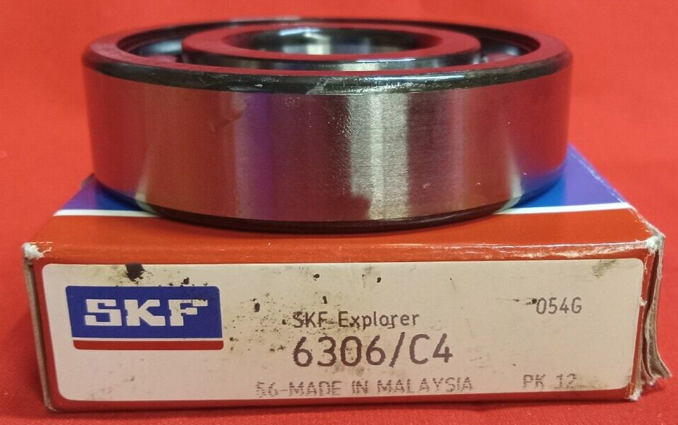 SKF BALL BEARING OD 72MM ID 300 WIDTH 19MM 6306/C4