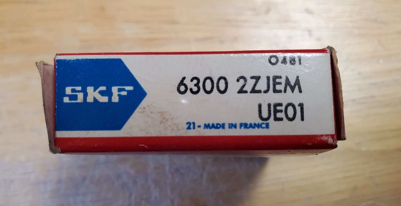 Lot of Four(4) SKF 6300 2ZJEM Deep Groove Double Shielded Ball Bearing 63002ZJEM
