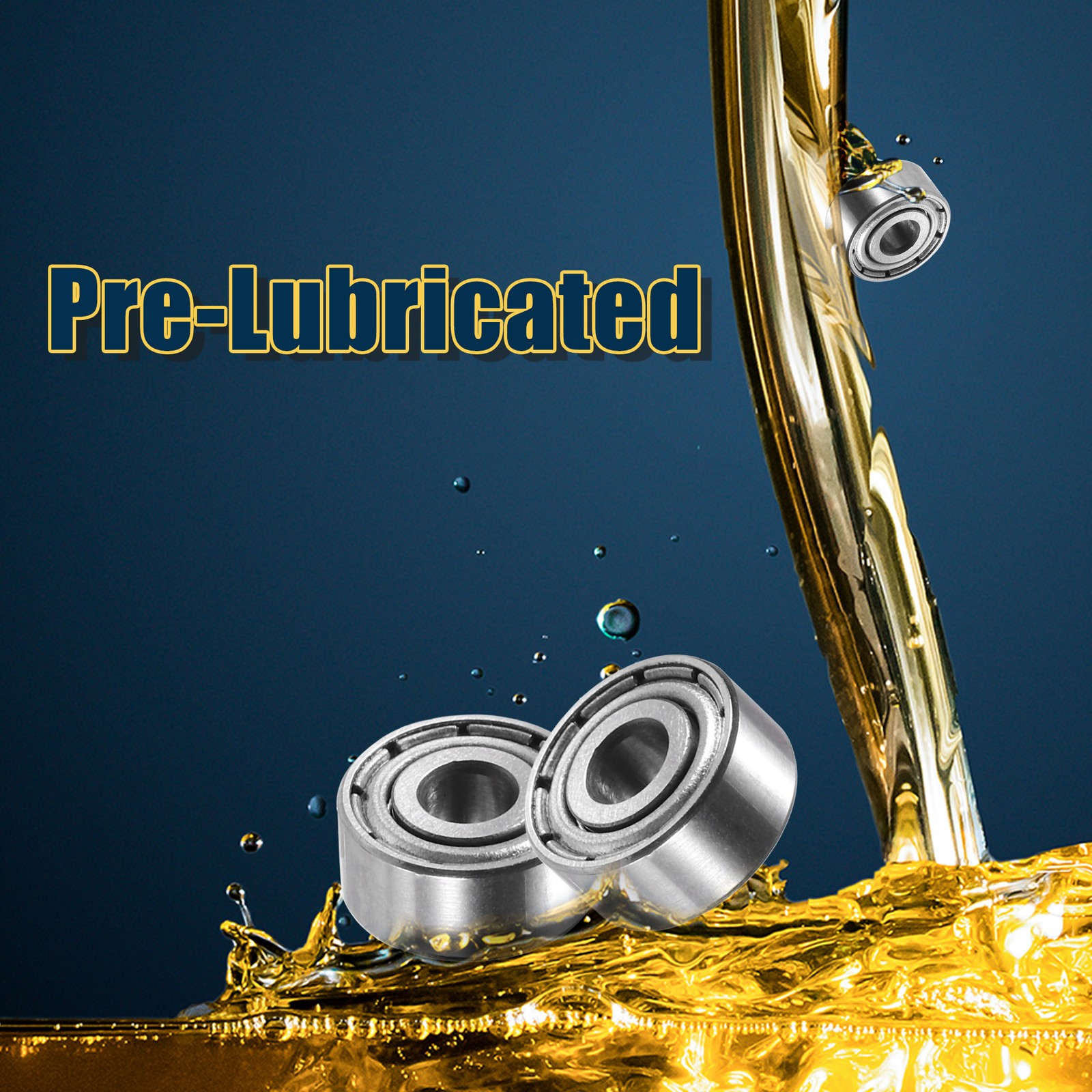 6810-2RS 50x65x7mm Deep Groove Balls Bearings Silver Tone – 1pc