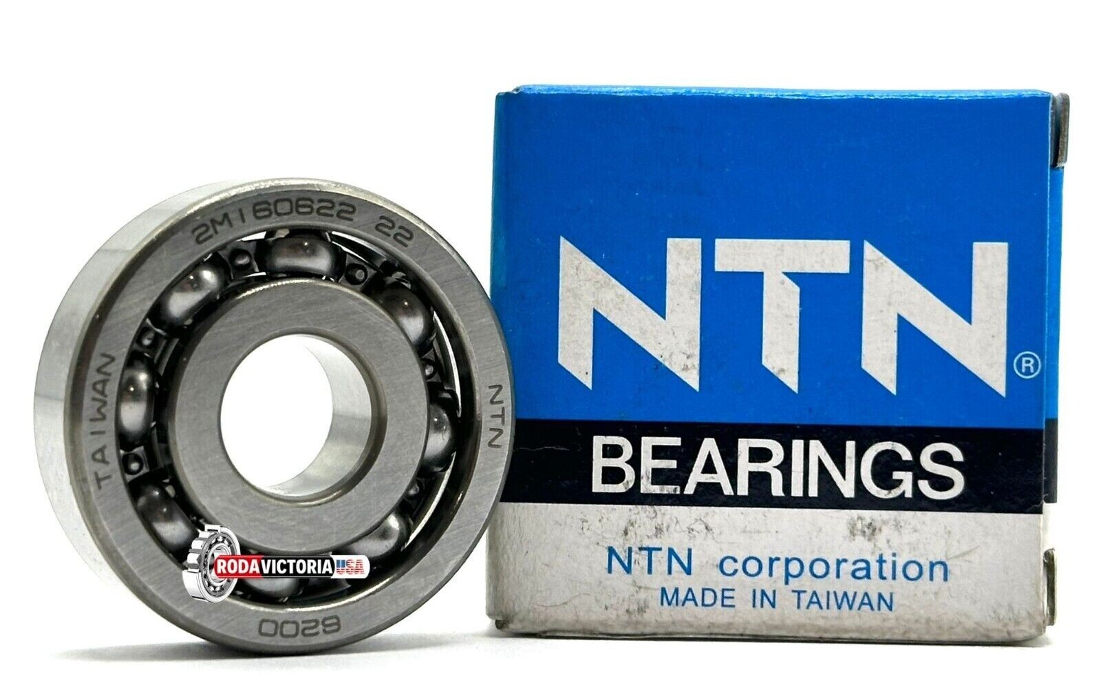 NTN 6200 CM DEEP GROOVE BALL BEARING, OPEN TYPE, NO SEALS 10x30x9mm