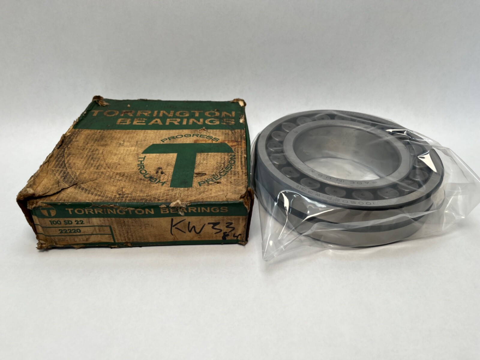 Torrington 22220KW33 Spherical Bearing 22220-K-W33 100SD22 100x180x46 mm