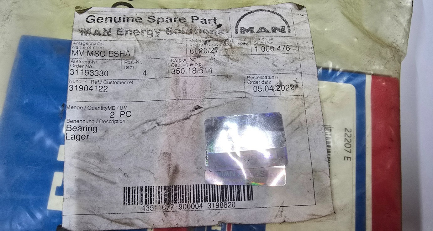 22207 E W33 SPHERICAL ROLLER BEARING 35x72x23mm SKF GREAT BRITAIN 22207E LOT 2PC