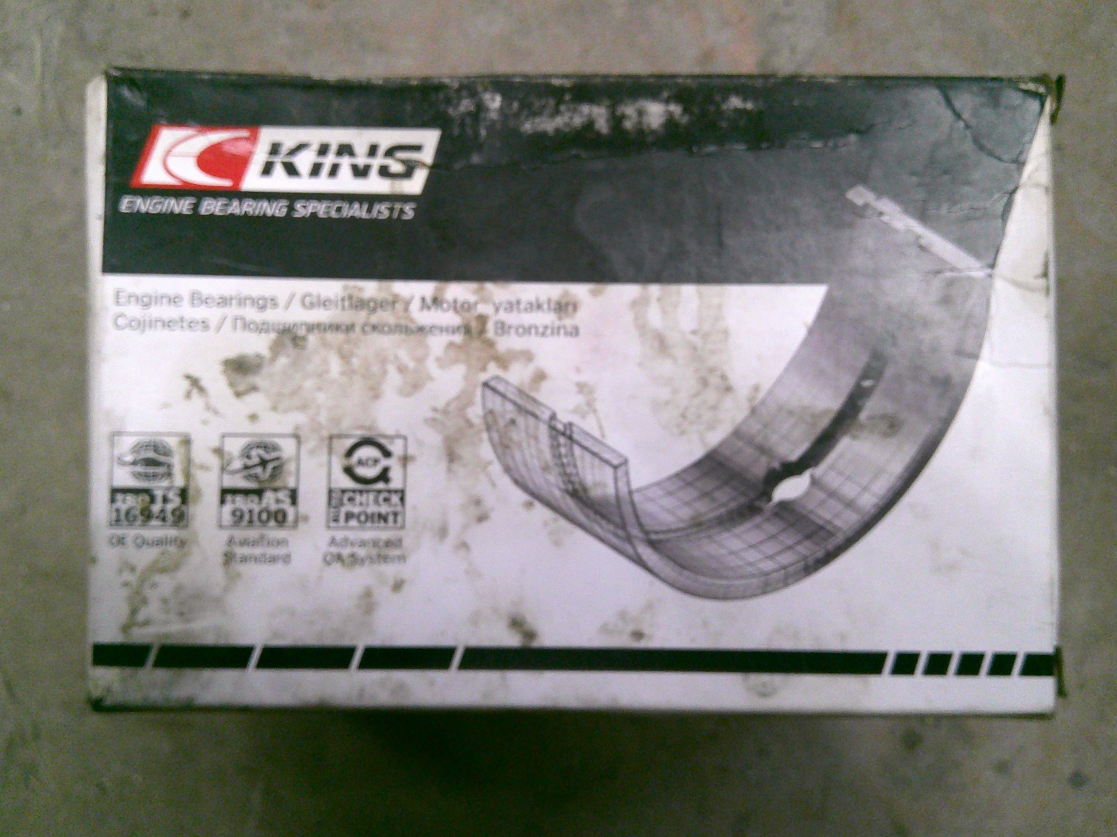 King Engine Bearings MB5013XP STDX Main Bearing