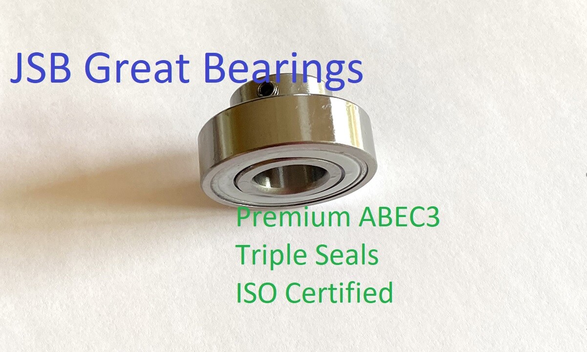 5/8″ CSB202-10 insert bearings w/ set screw CSB202 10 double leap
