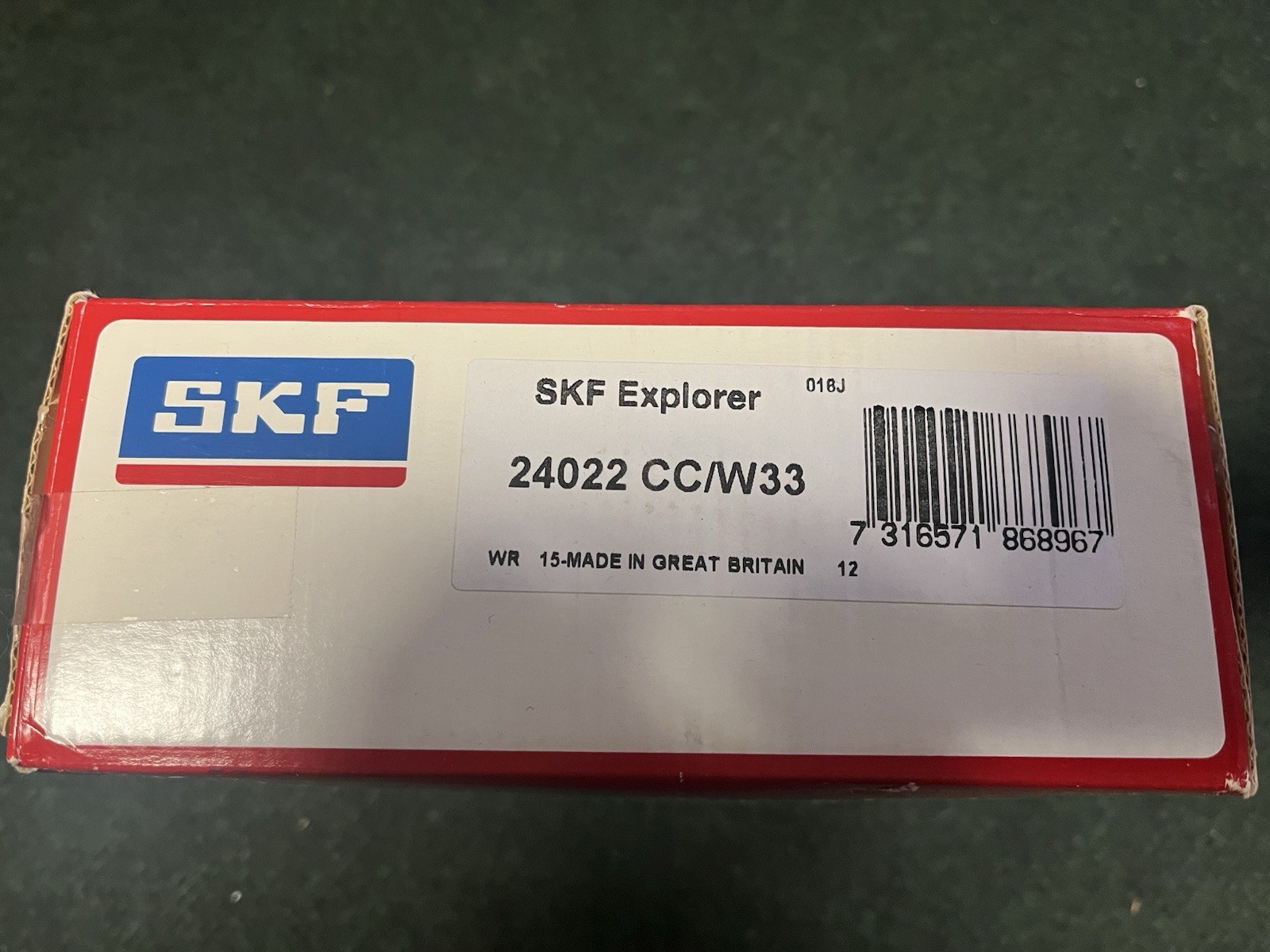 GENUINE SKF 24020 CC/W33 Spherical Roller OEM NEW