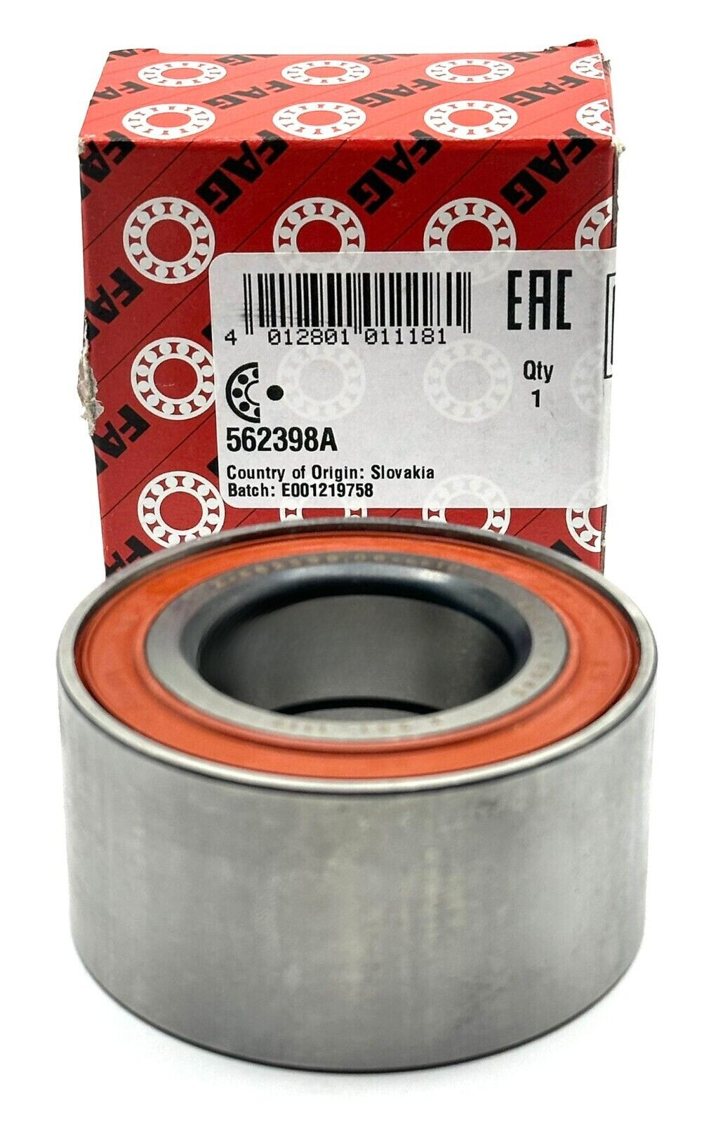 FAG 562398A WHEEL BEARING for RENAULT LOGAN BAH-0012 GB12807 37x72x37