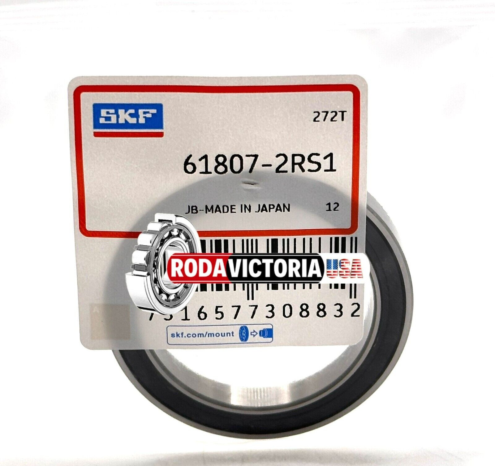 SKF JAPAN 61807-2RS1 DEEP GROOVE BALL BEARING 35x47x7 mm 6807-2RS 6807RS SKF
