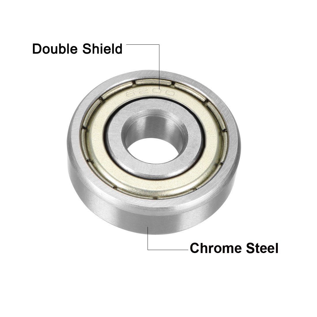 2 Pcs 10mm x 30mm x 9mm Deep Groove Ball Bearing Double Sealed