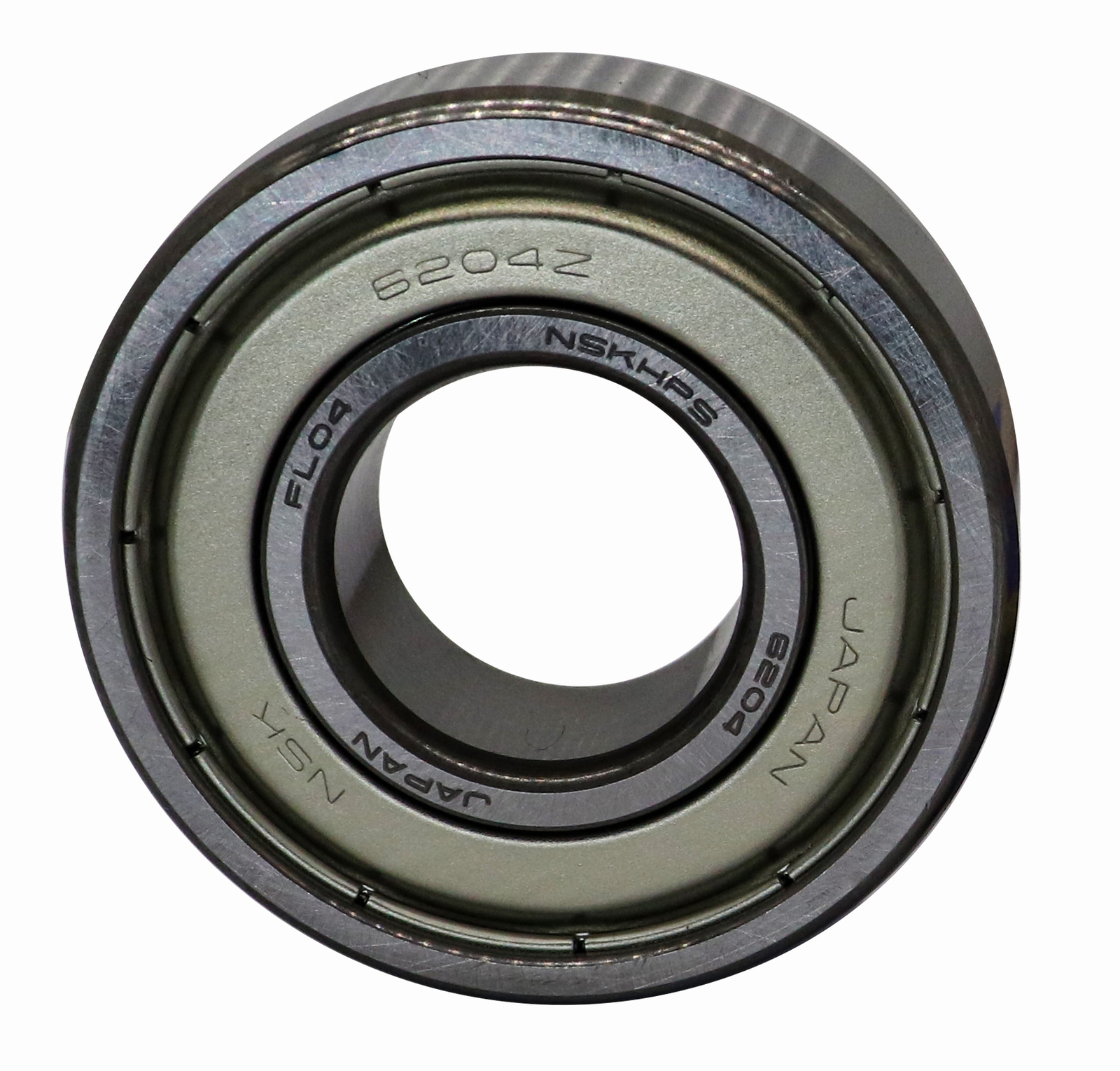 2PACK NSK 6204ZZCM 20X47X14MM Double Metal Sealed Bearings