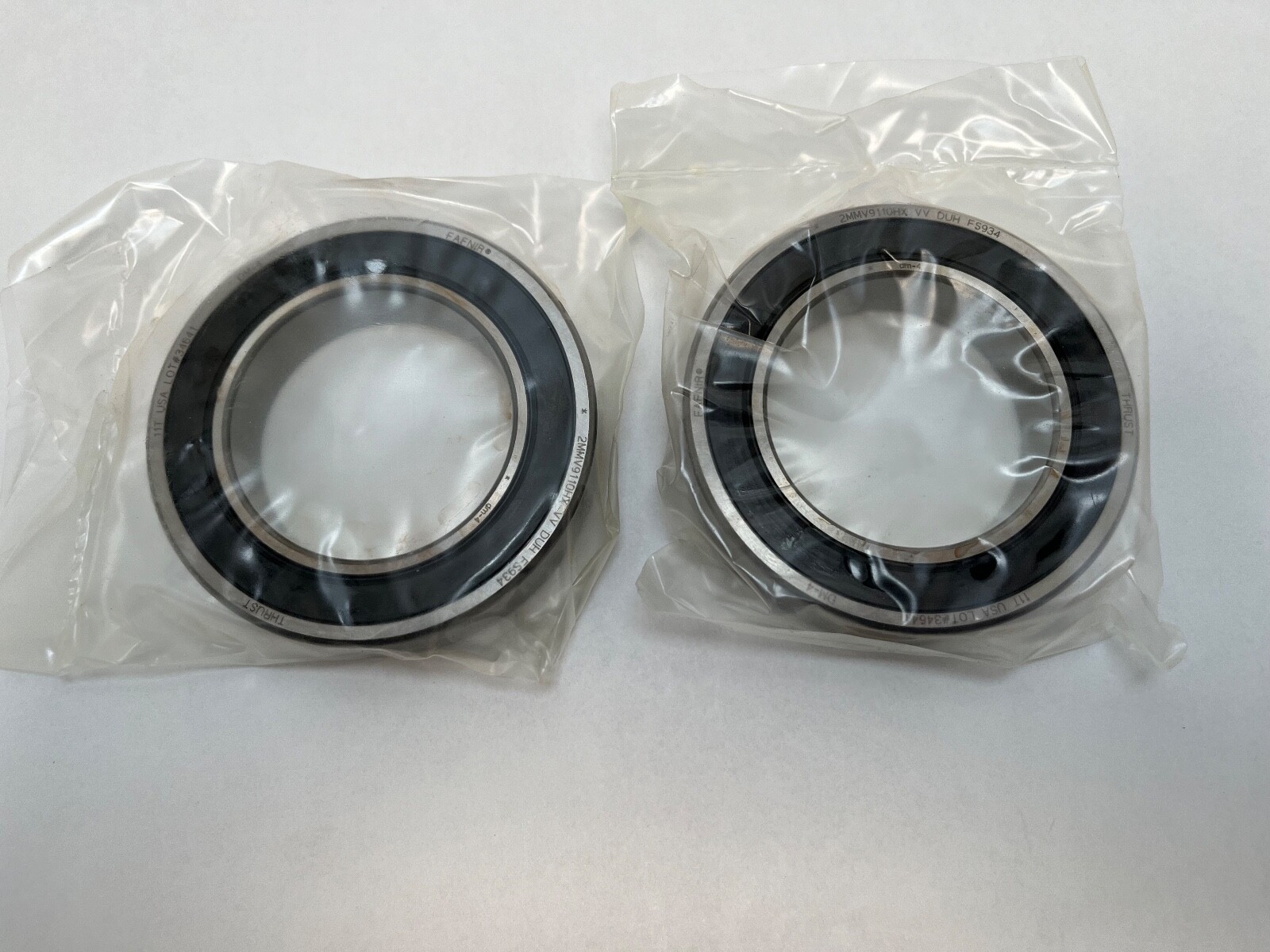 Fafnir 2MMV9110HX-VV-DUH Bearing 50x80x16 mm 7010-C 2MM-9110-WO-CR-DUL USA 2 Pcs